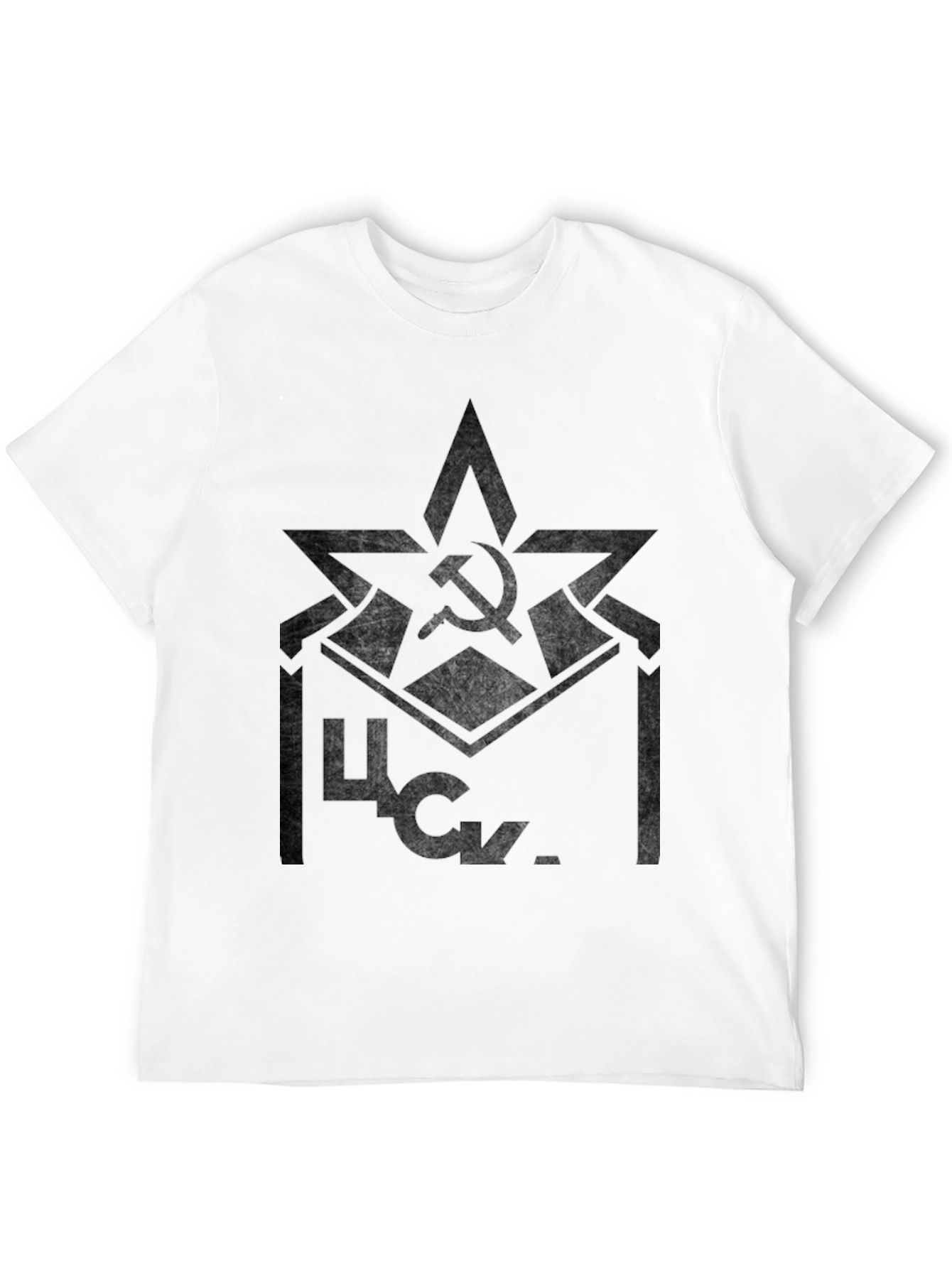 Soviet CSKA Moscow Logo Black T-Shirt