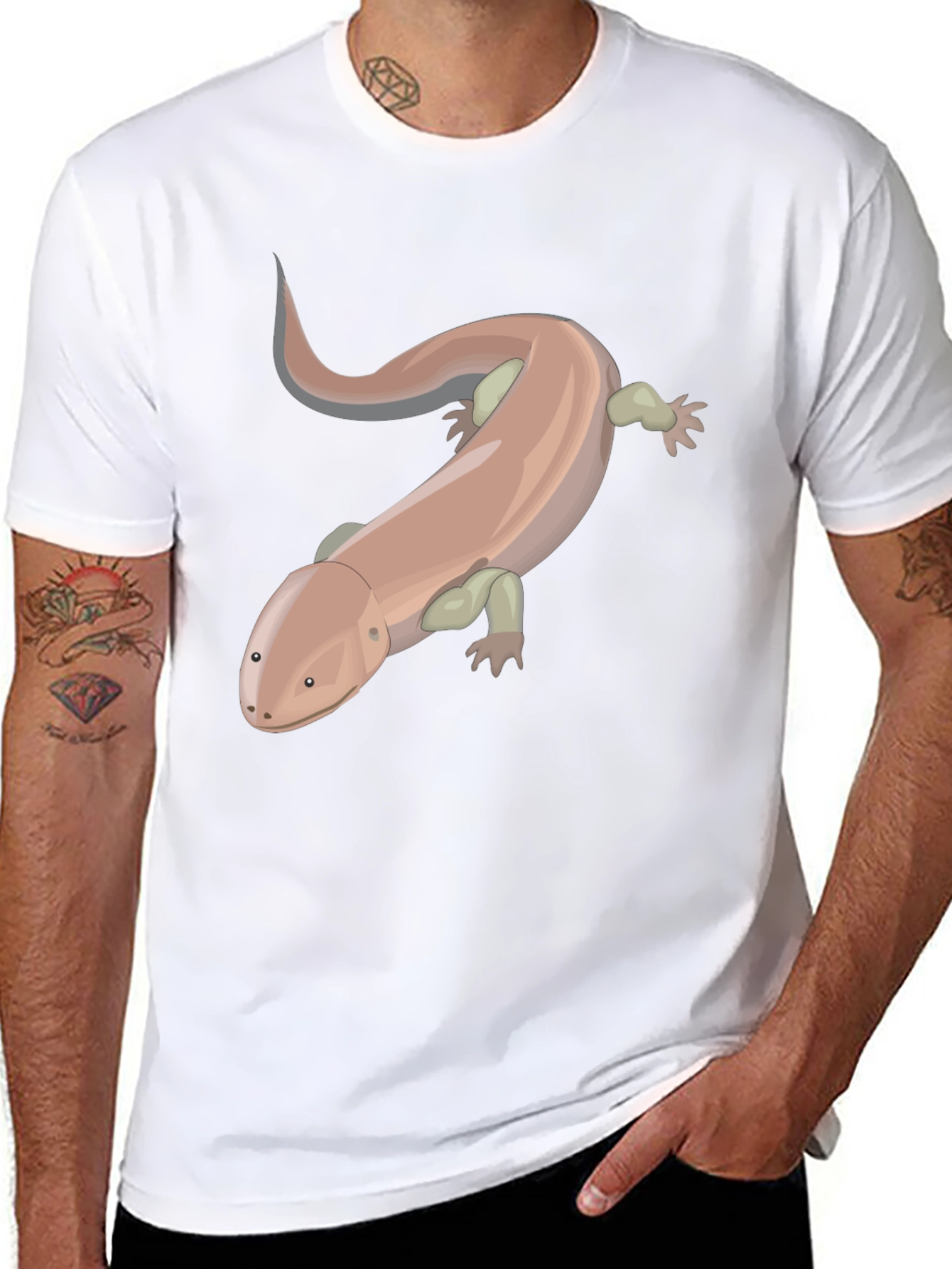 Cool Salamander Graphic T-Shirt