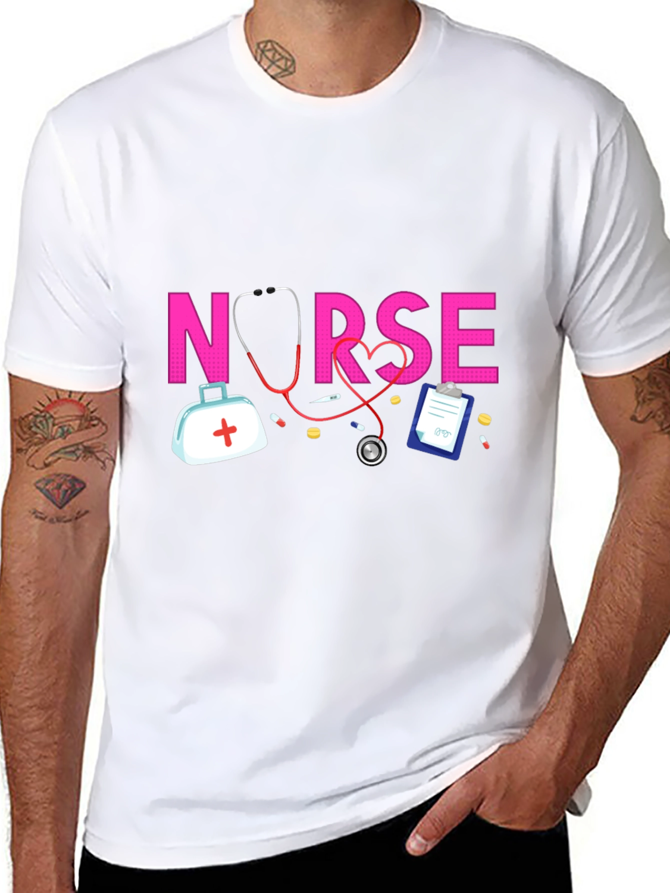 Nurse Themed Graphic Tee