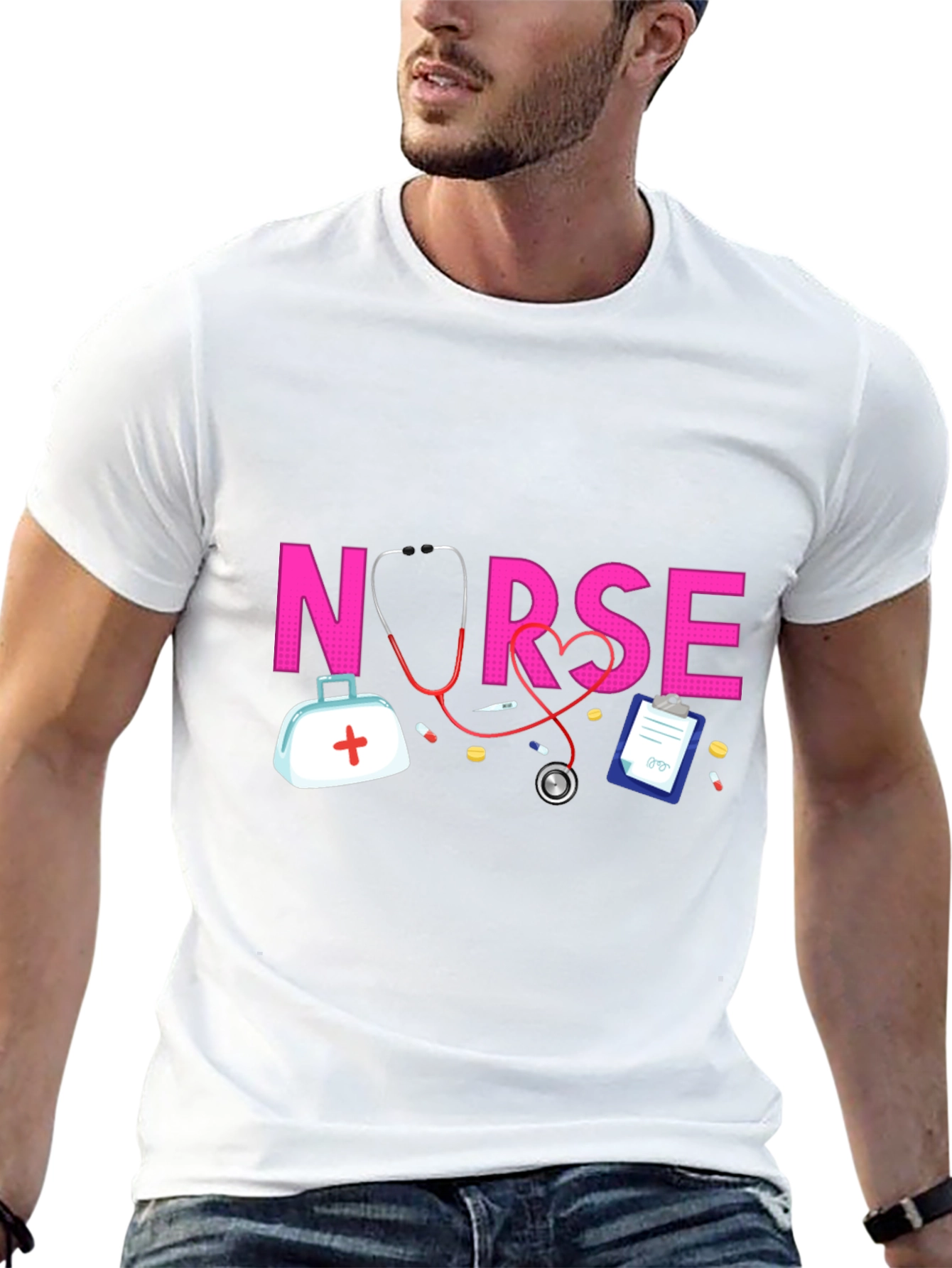 Nurse Themed Graphic Tee