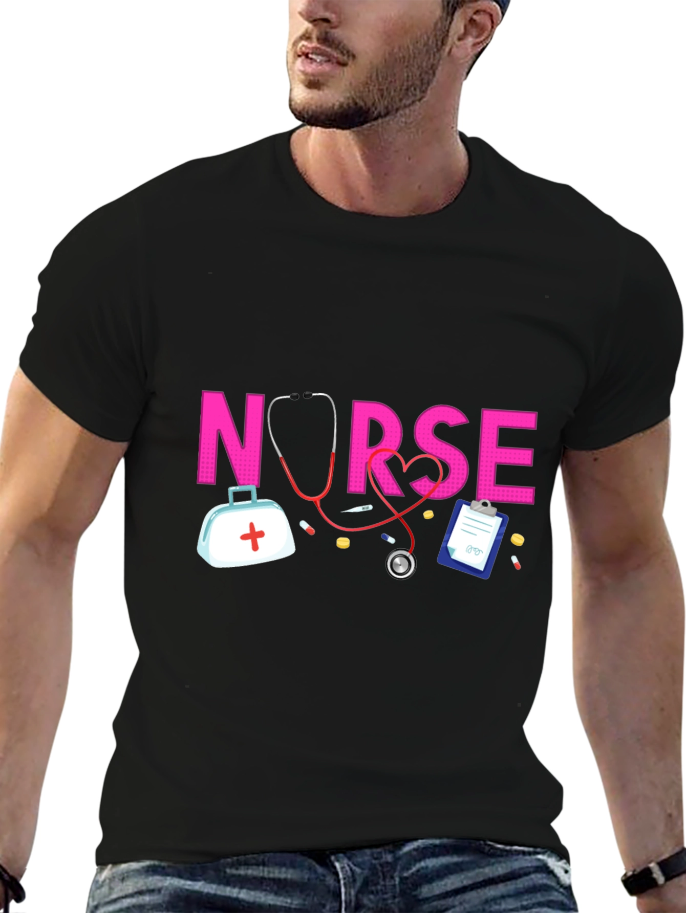Nurse Themed Graphic Tee