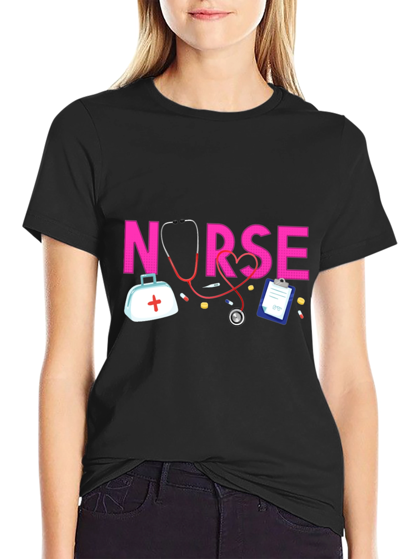 Nurse Themed Graphic Tee
