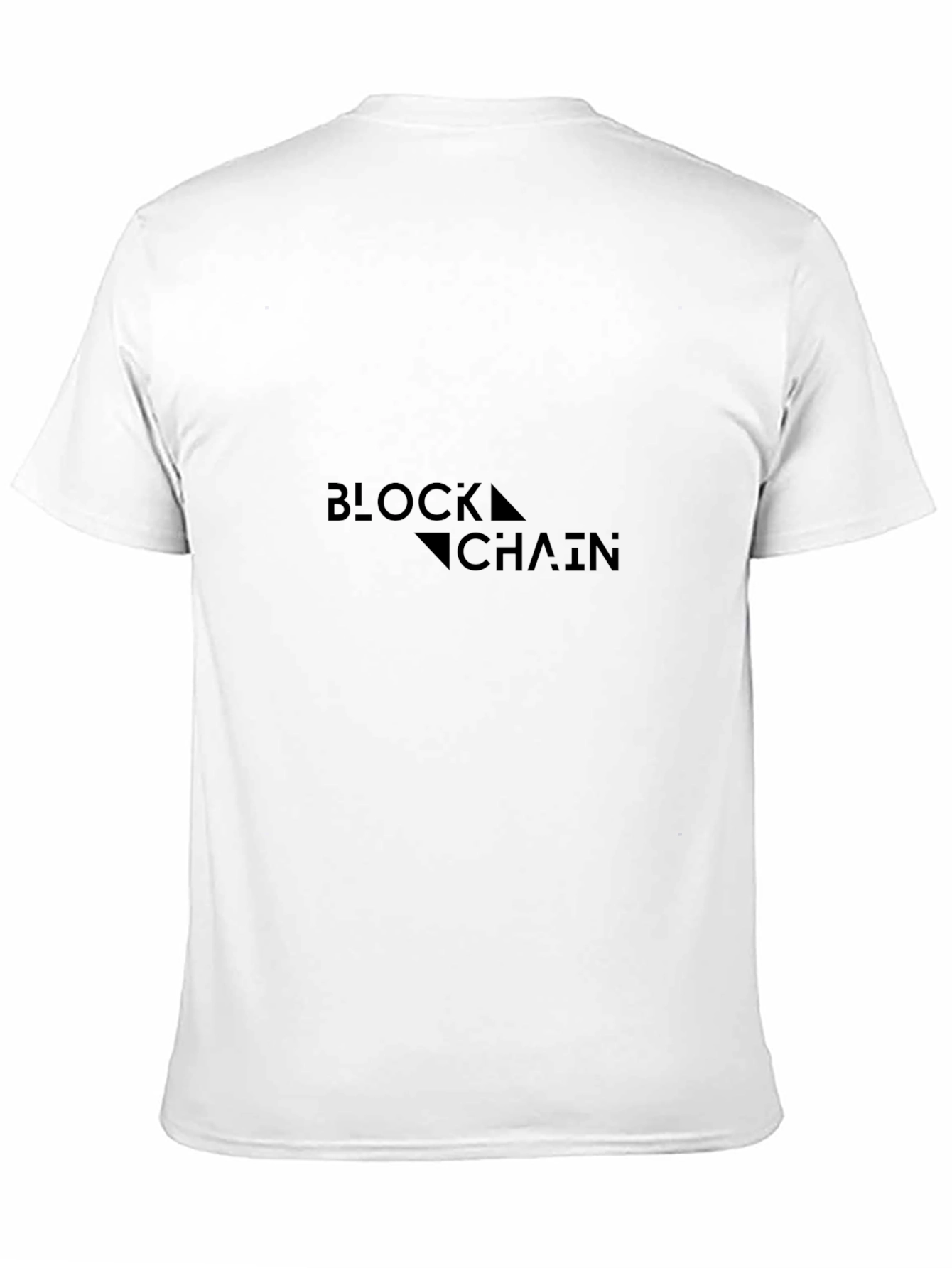 Blockchain Graphic Tee - Modern Black T-Shirt