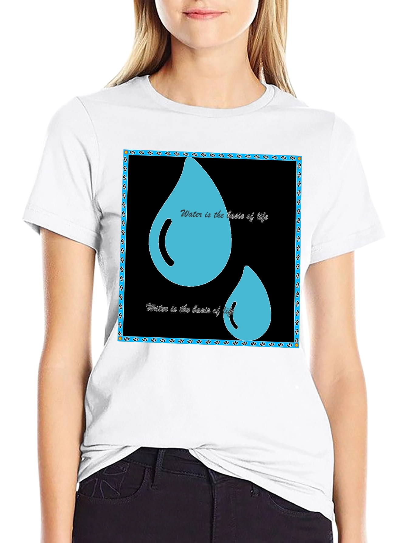 Water is Life T-Shirt - Black Graphic Tee