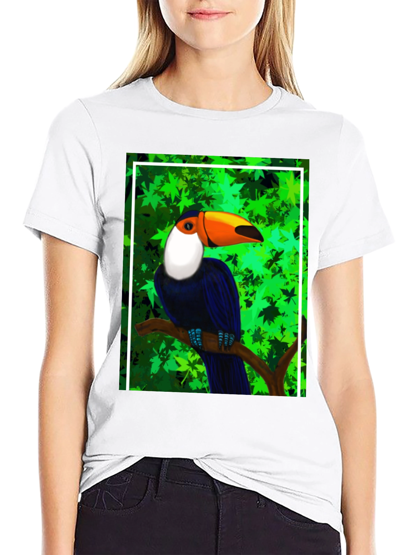 Toucan Graphic Tee - Tropical Bird T-Shirt