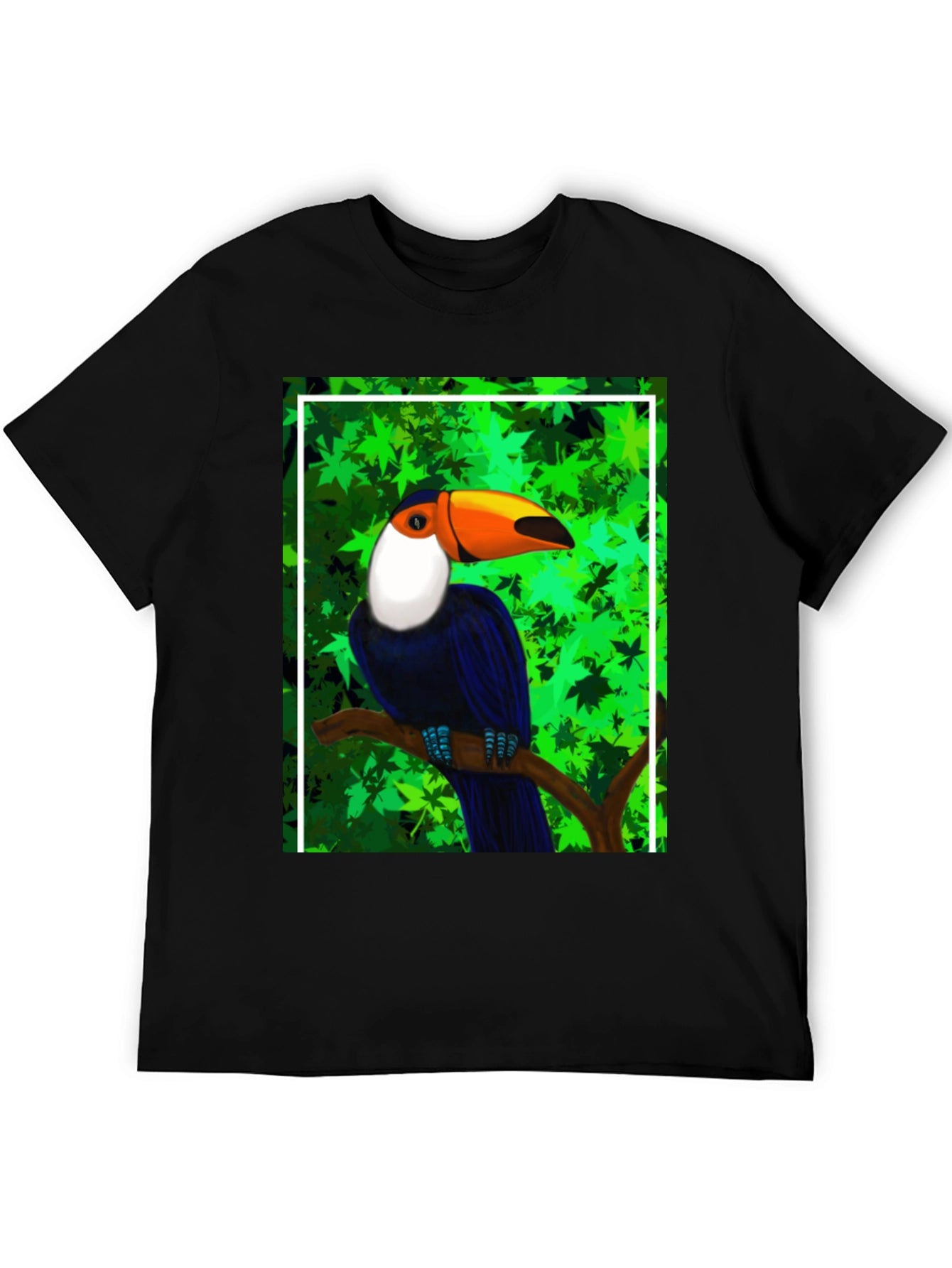Toucan Graphic Tee - Tropical Bird T-Shirt