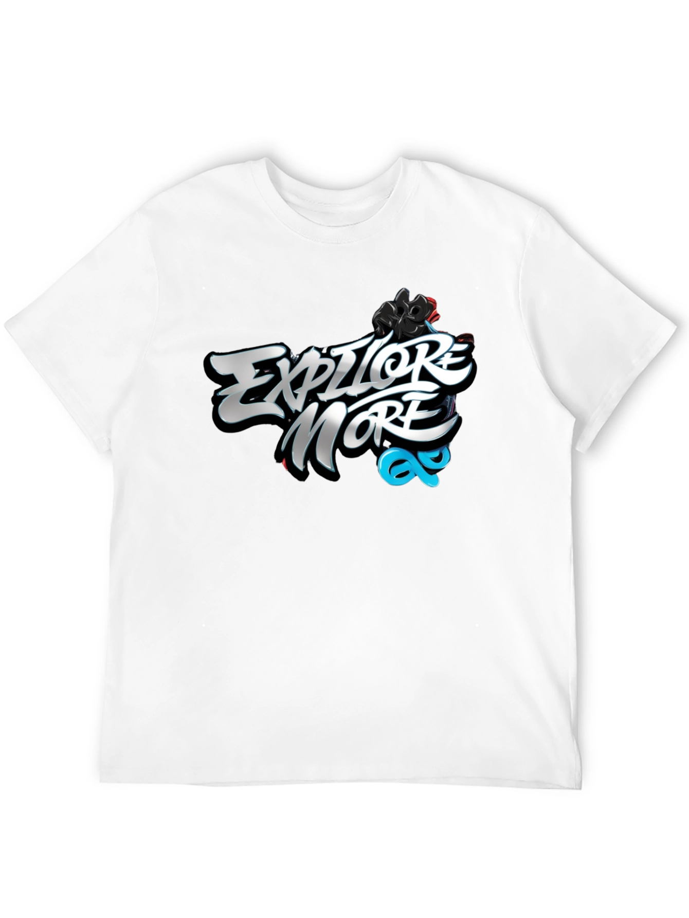 Explore More Graphic Black T-Shirt
