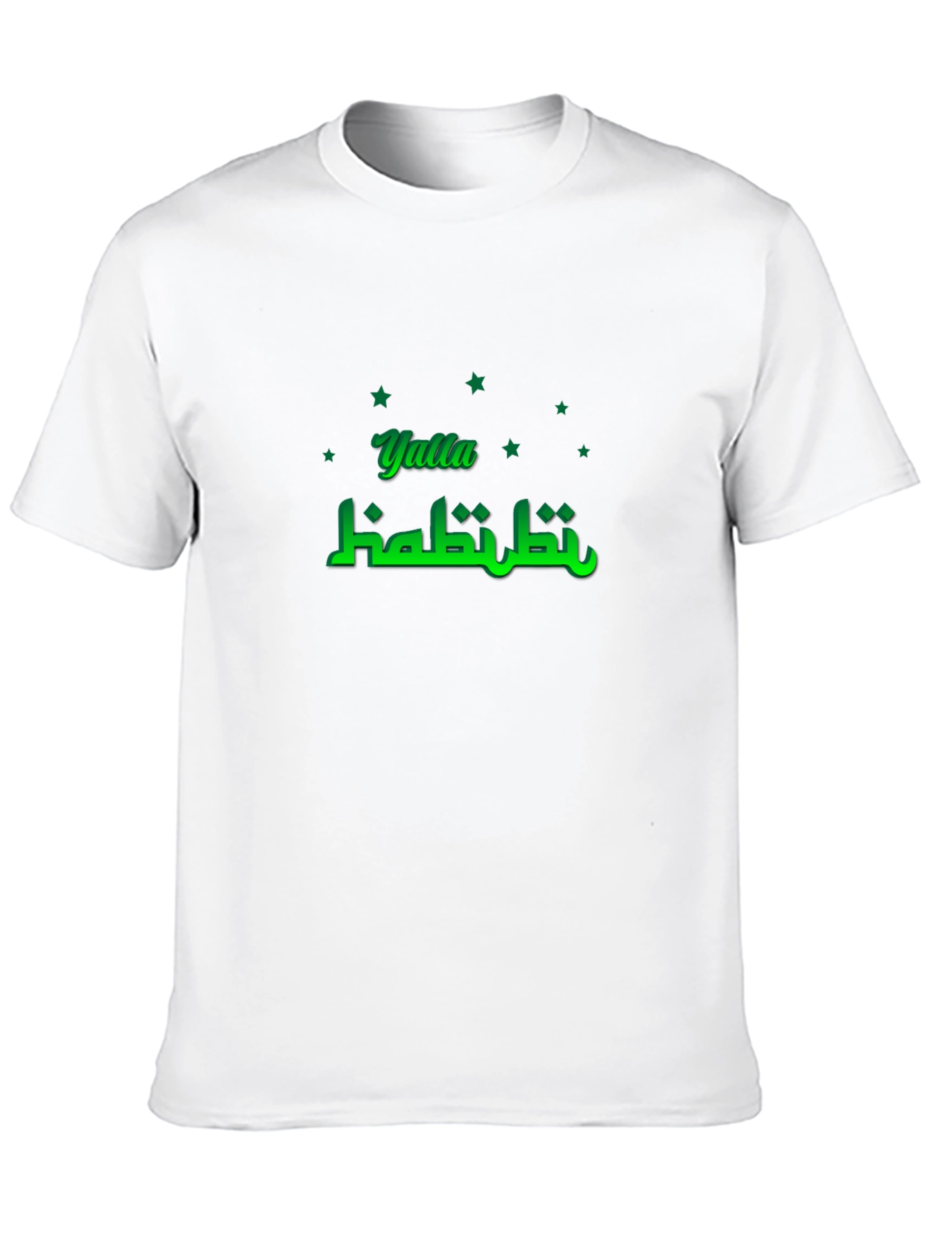 Yalla Habibi Arabic Graphic T-Shirt
