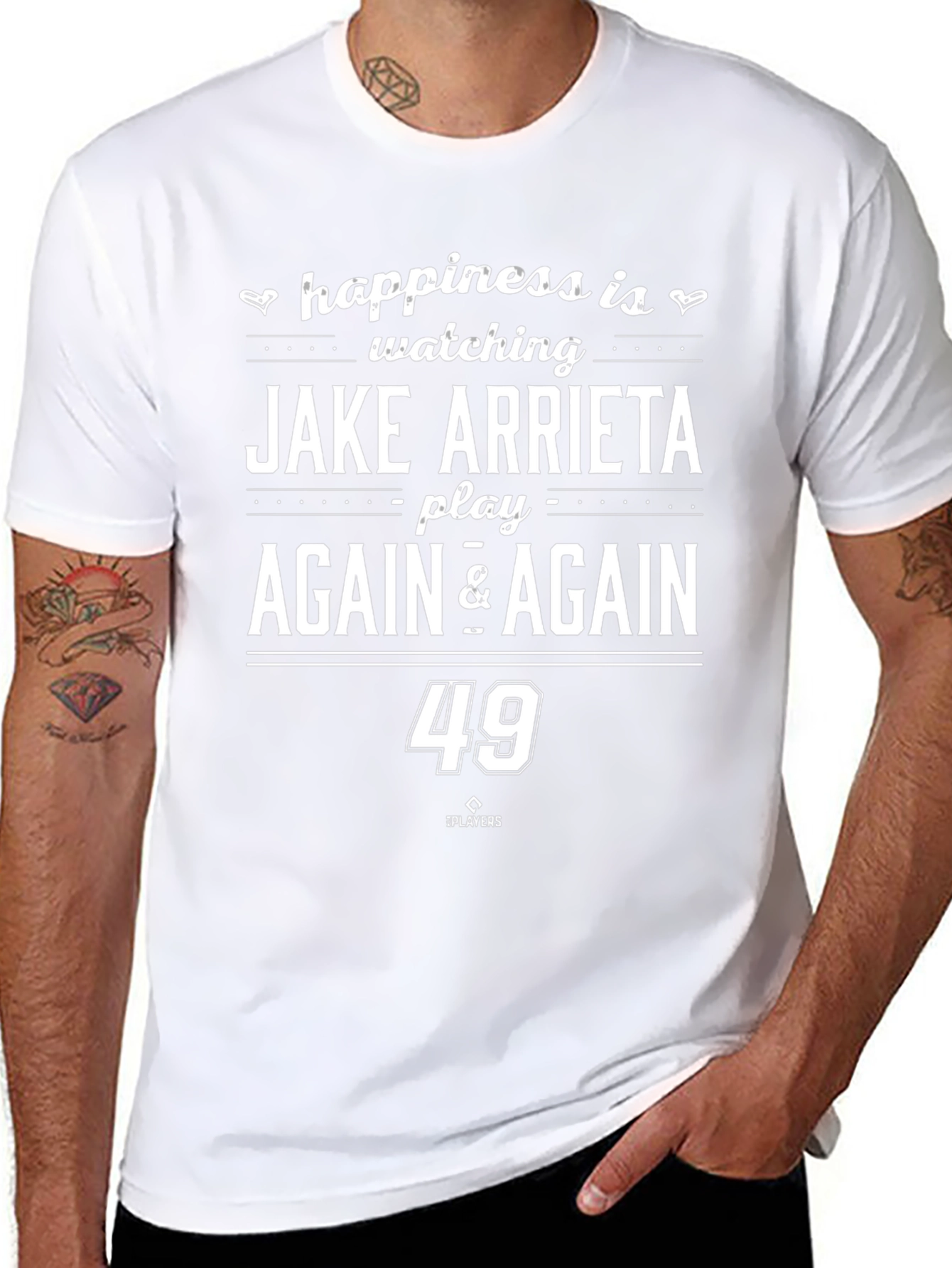 Jake Arrieta Fan T-Shirt - Baseball Number 49 Tee