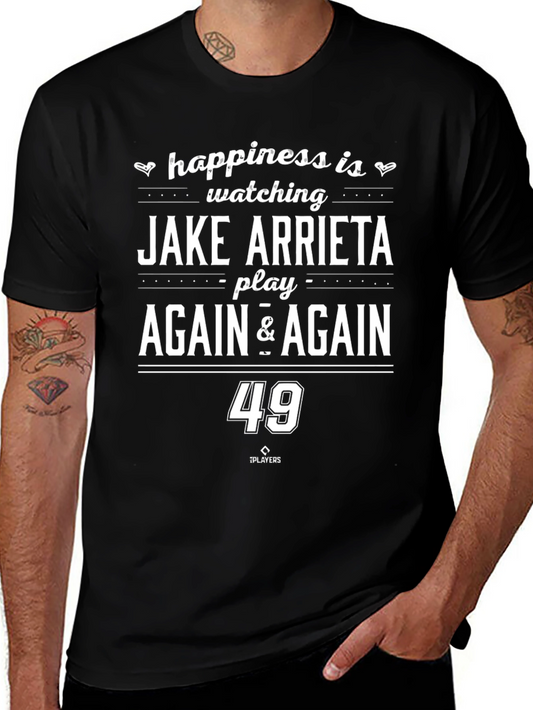Jake Arrieta Fan T-Shirt - Baseball Number 49 Tee