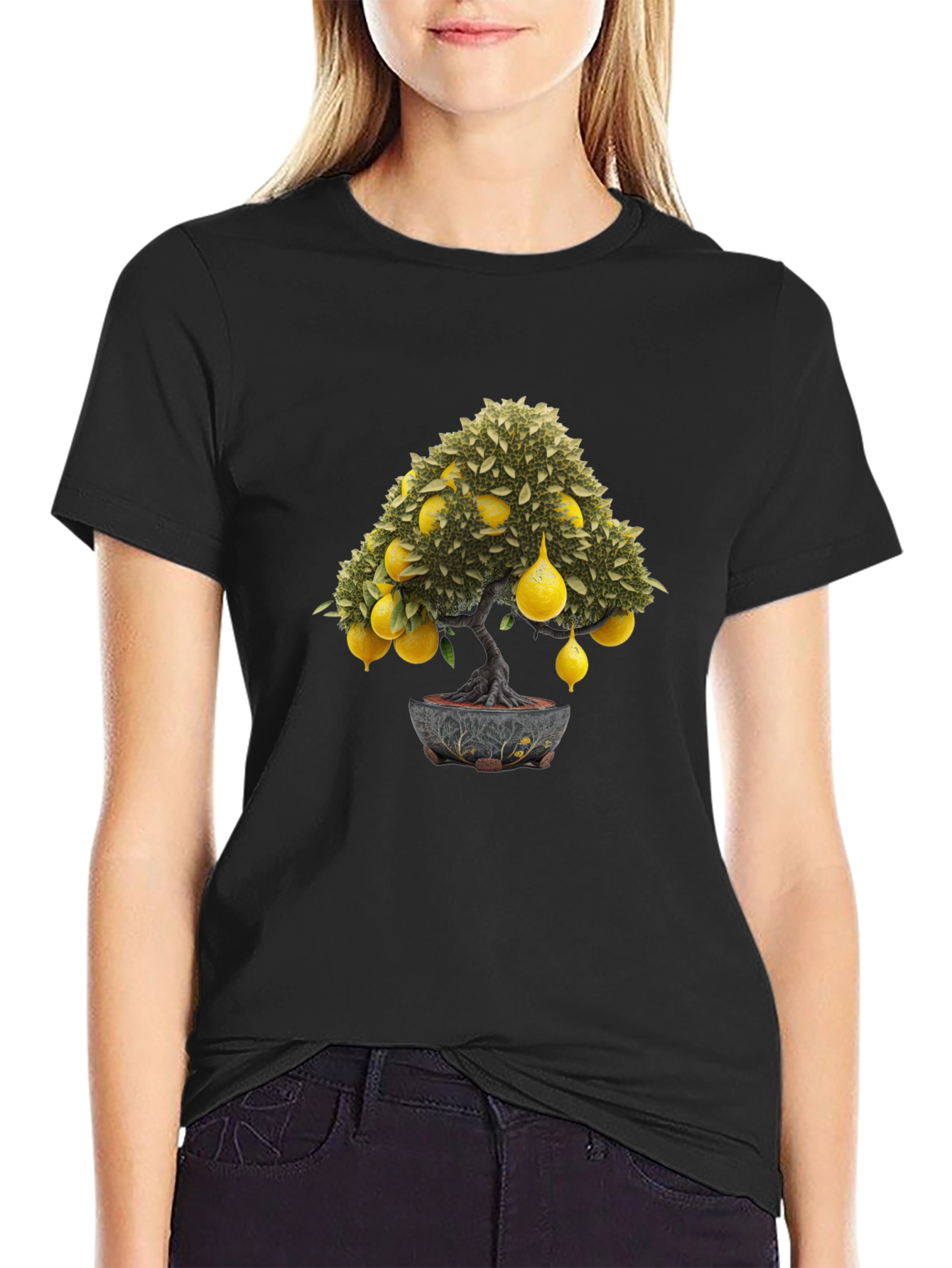 Lemon Tree Bonsai Graphic Tee - Unique Style