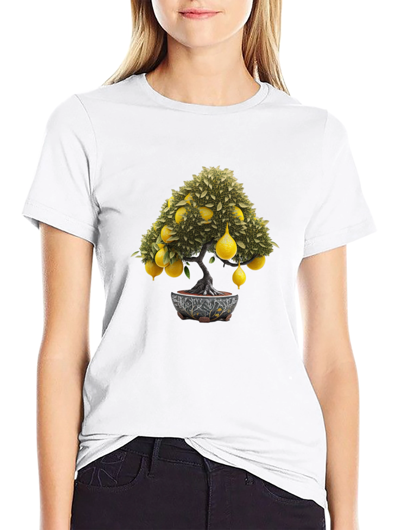 Lemon Tree Bonsai Graphic Tee - Unique Style