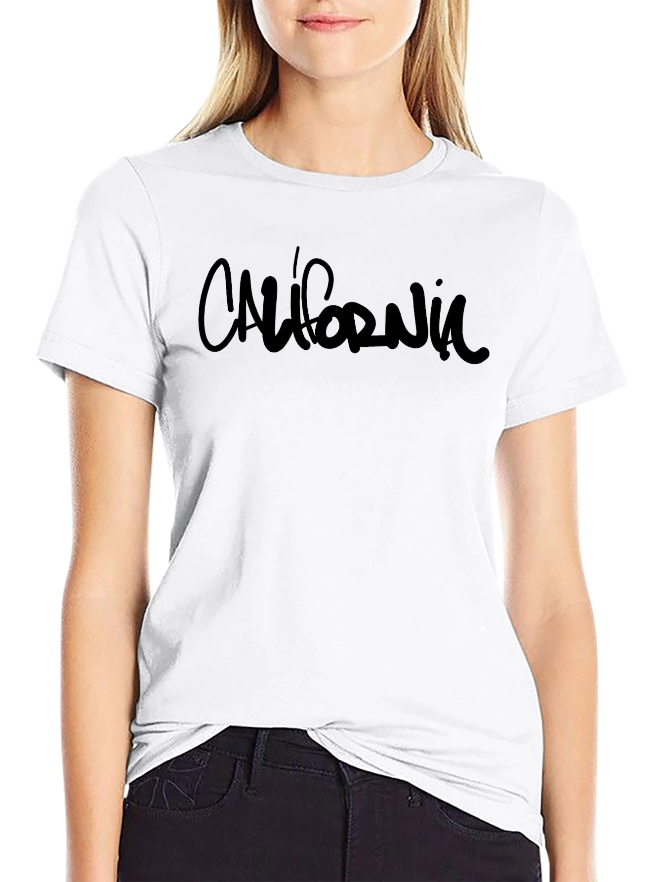 California Graphic Black T-Shirt