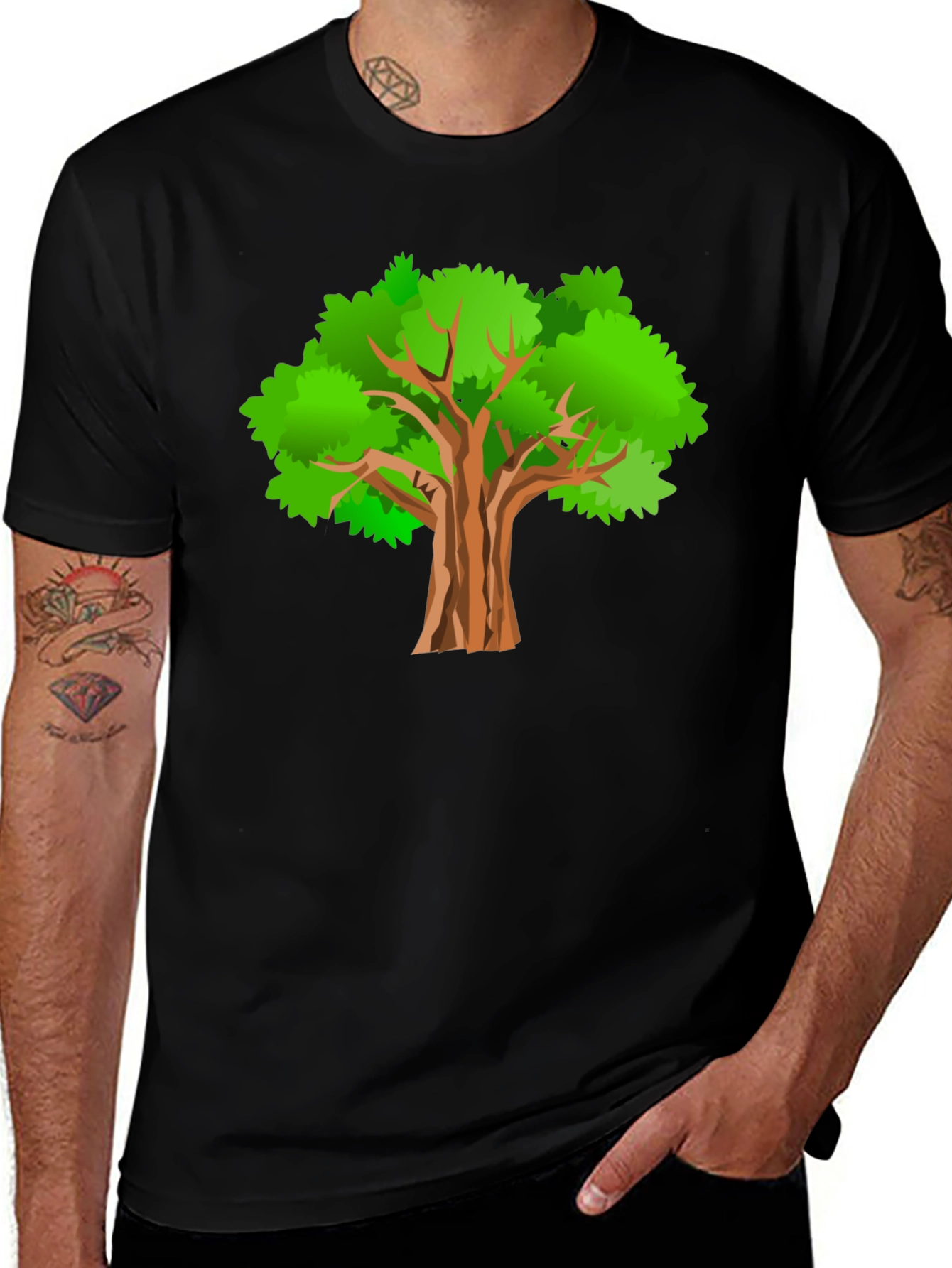 Tree Graphic Tee - Nature Inspired Design
