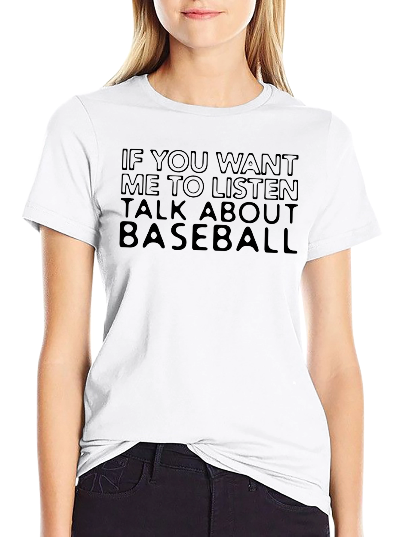Baseball Fan Tee: Talk Baseball T-Shirt