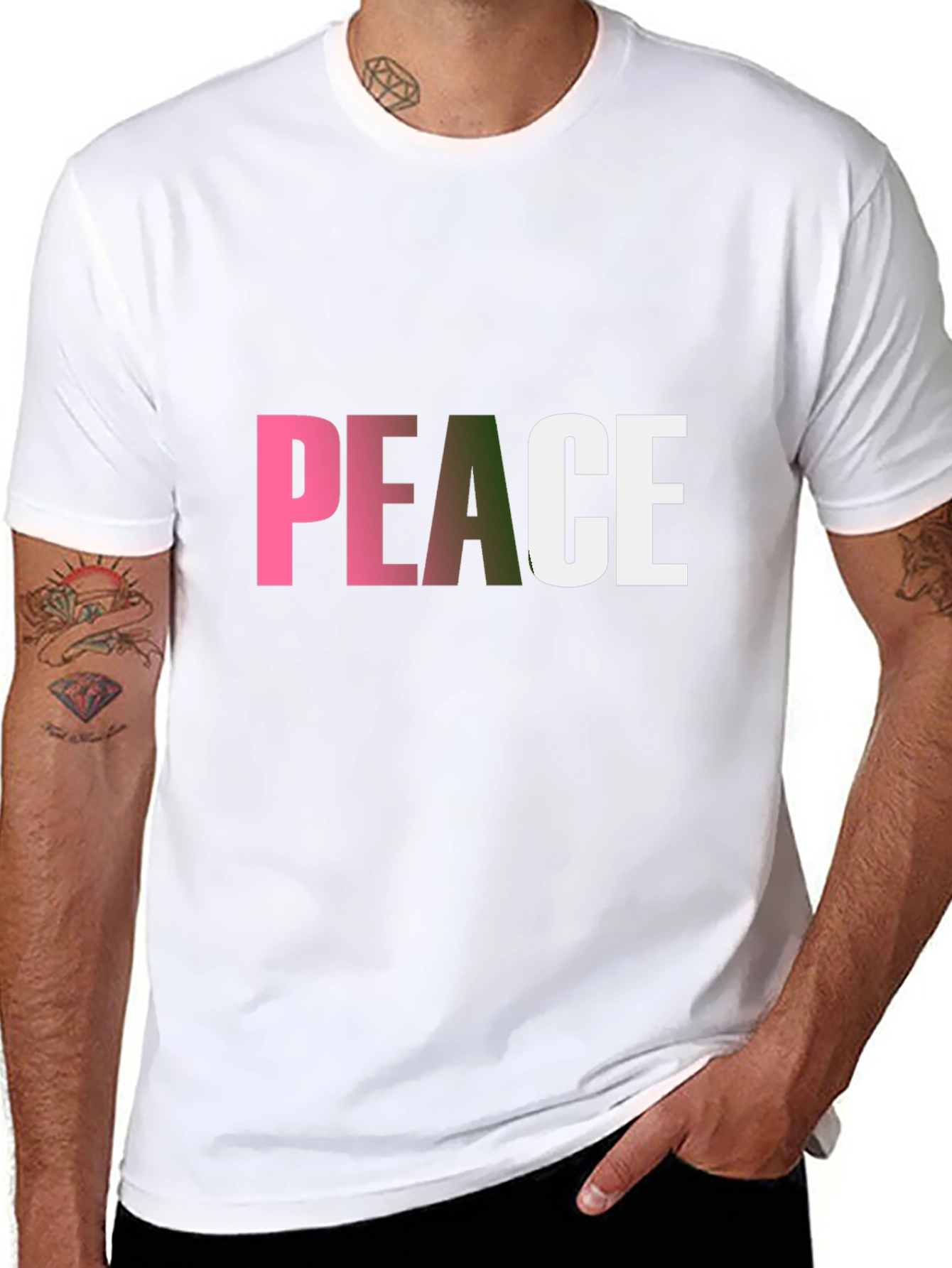 Peace Graphic Tee - Stylish Comfort