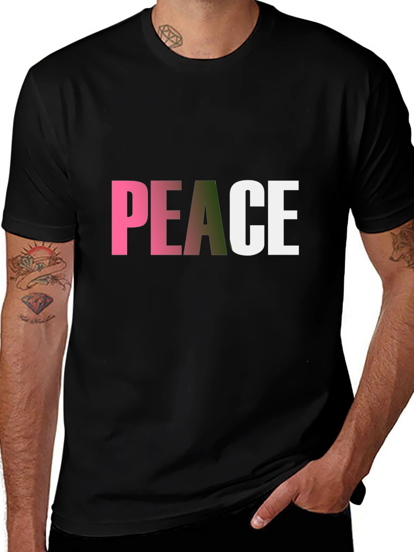 Peace Graphic Tee - Stylish Comfort