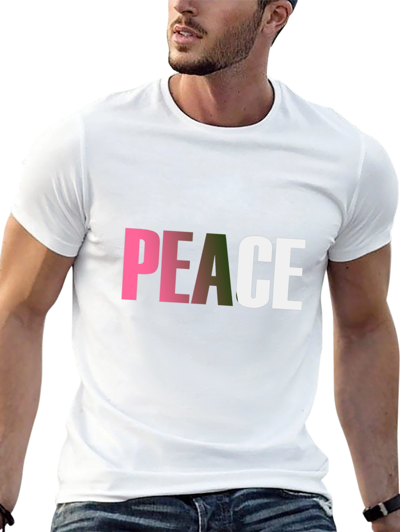 Peace Graphic Tee - Stylish Comfort
