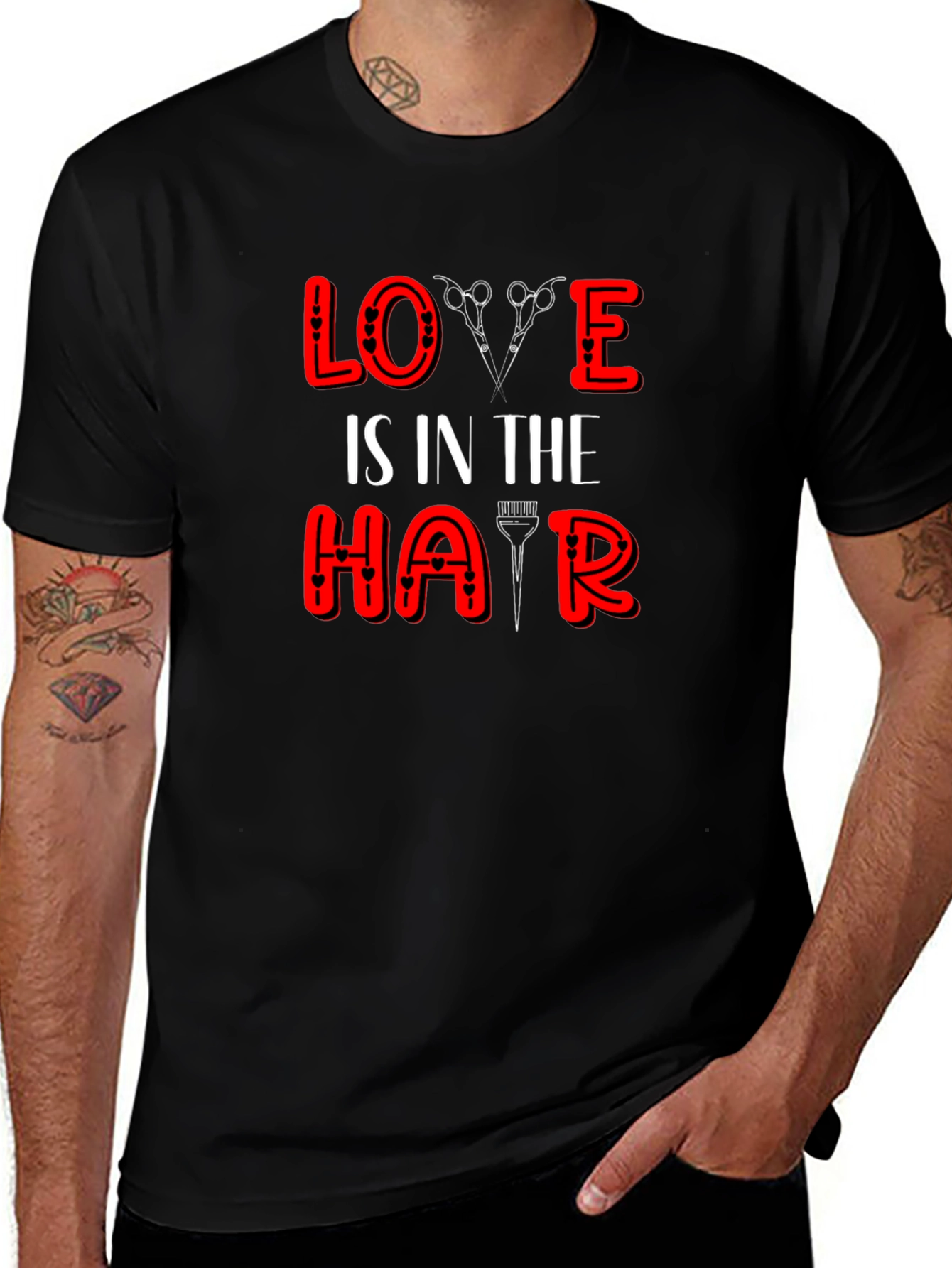 Love is in the Hair Graphic Tee