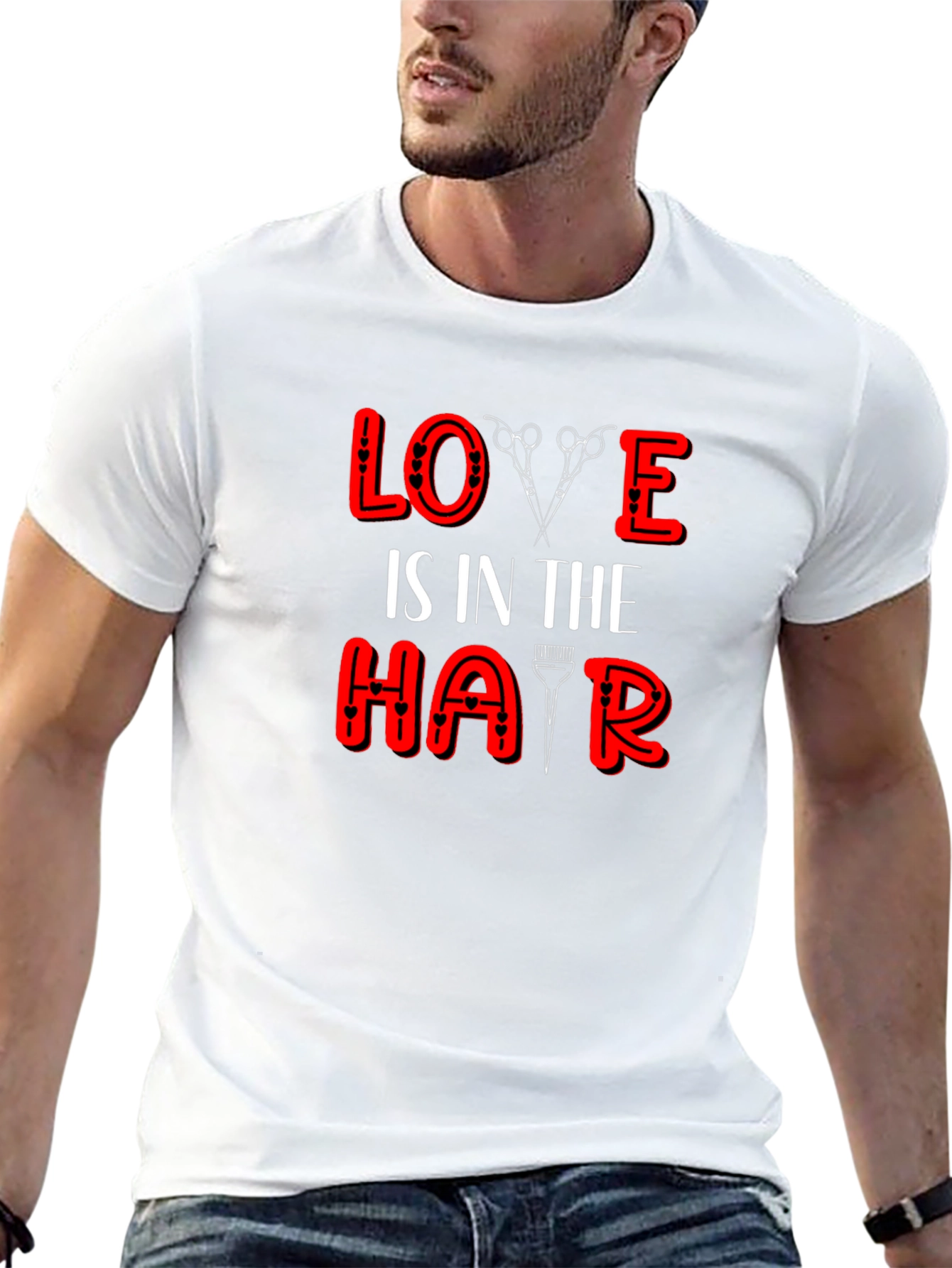 Love is in the Hair Graphic Tee