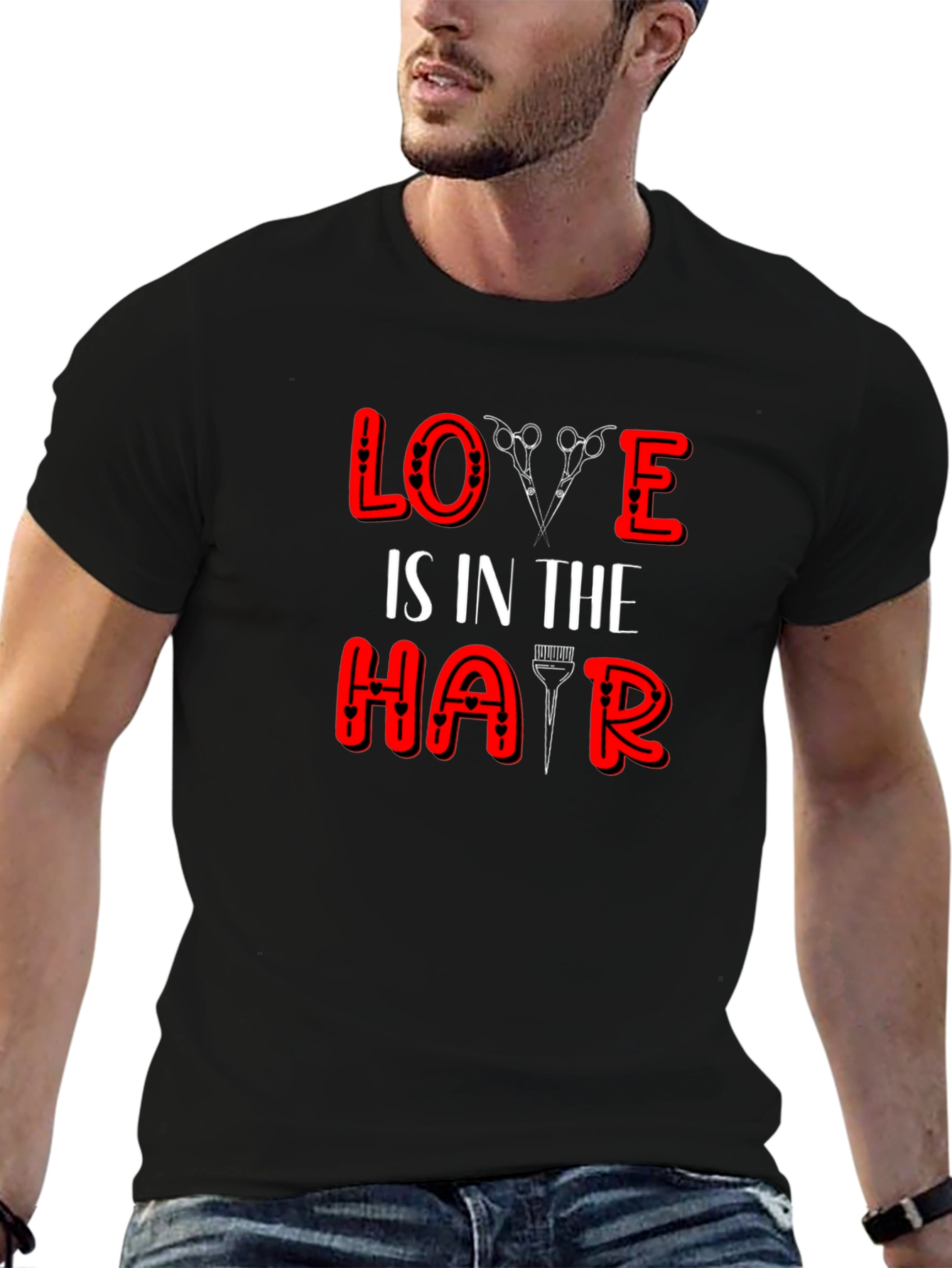 Love is in the Hair Graphic Tee