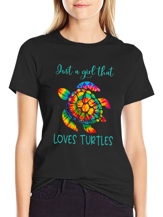 Just a Girl That Loves Turtles T-Shirt