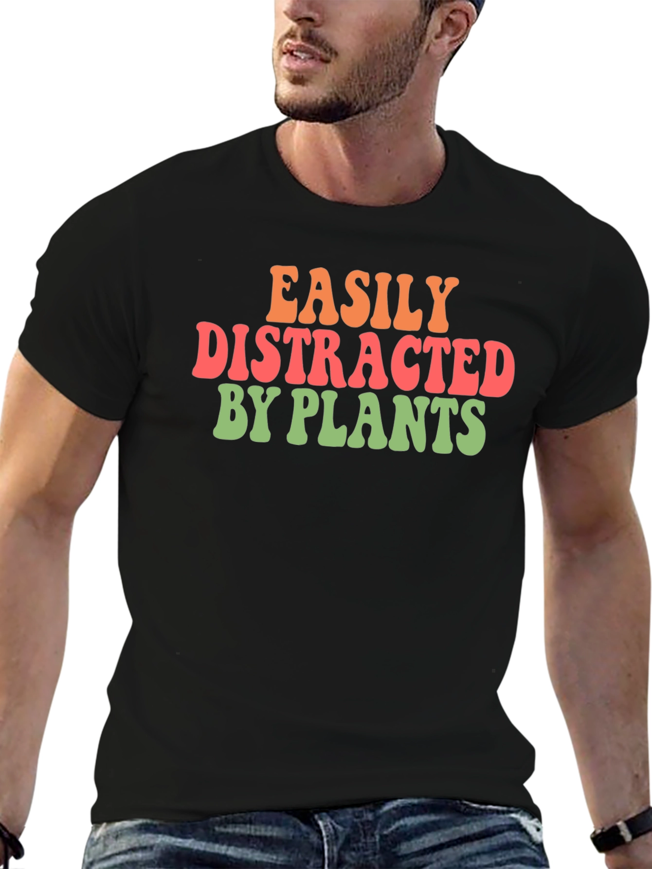 Easily Distracted by Plants Graphic Tee