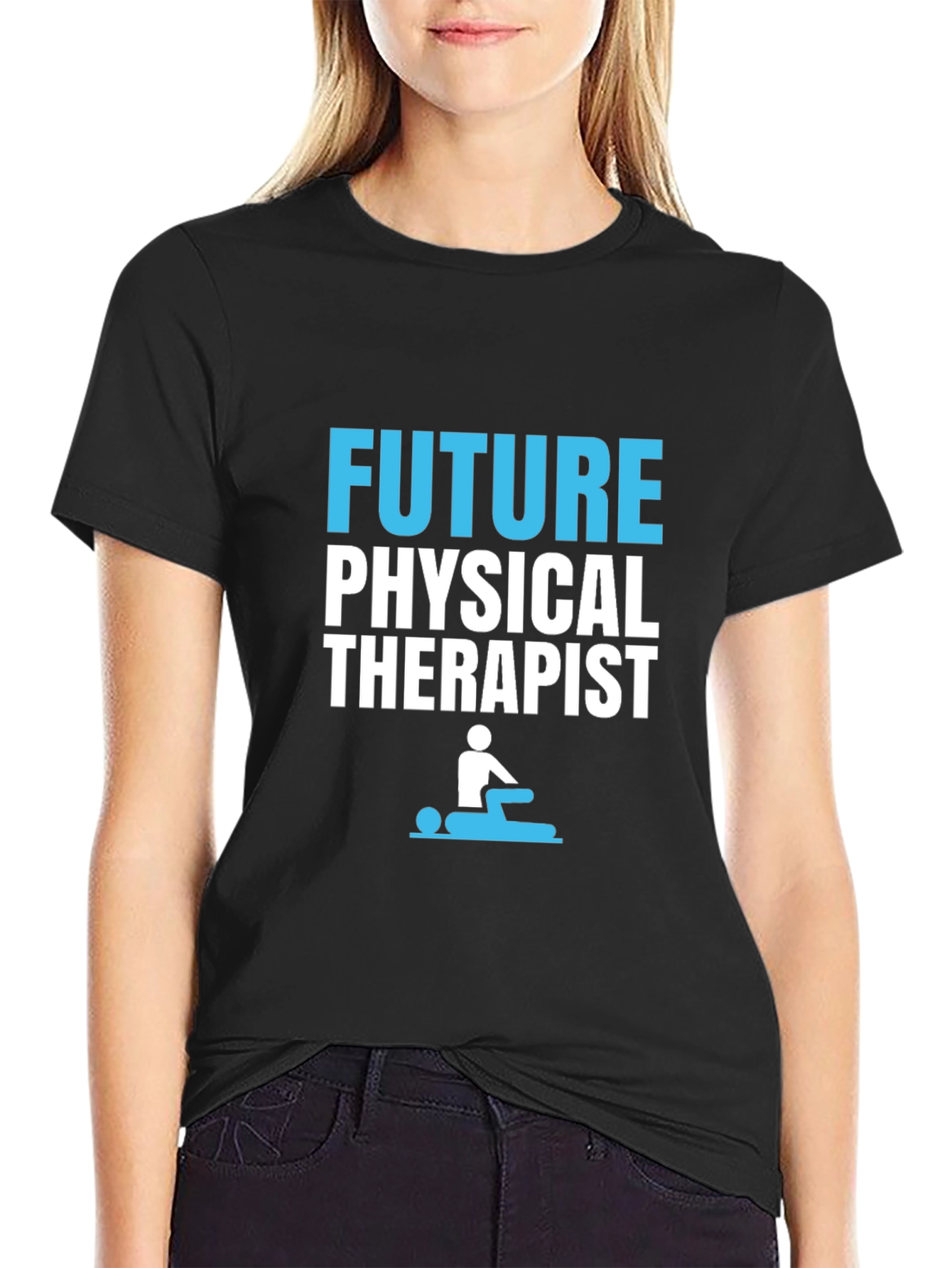 Future Physical Therapist Black T-Shirt