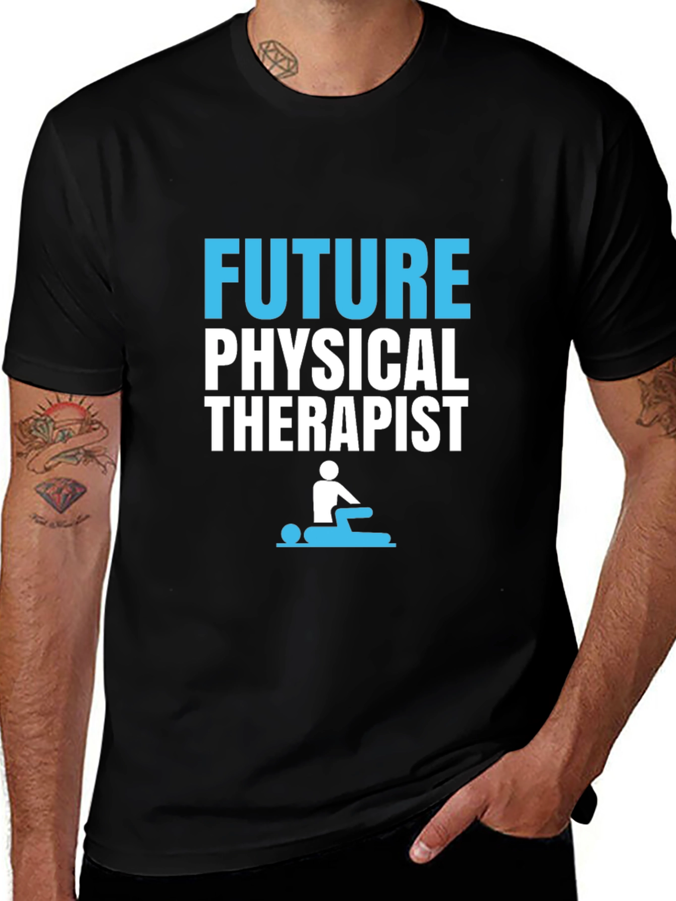 Future Physical Therapist Black T-Shirt