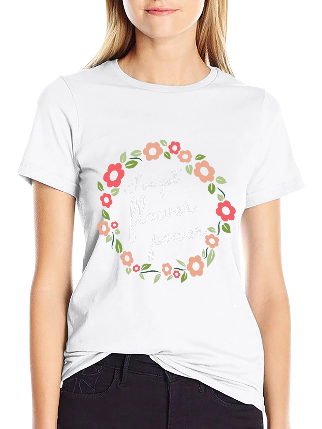 Flower Power Graphic T-Shirt