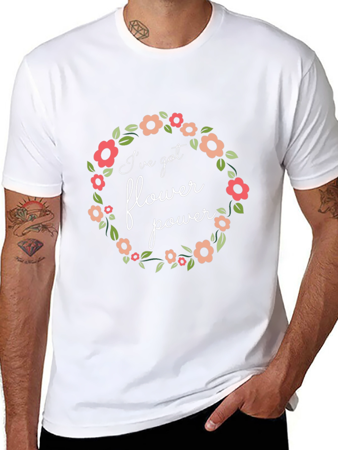 Flower Power Graphic T-Shirt