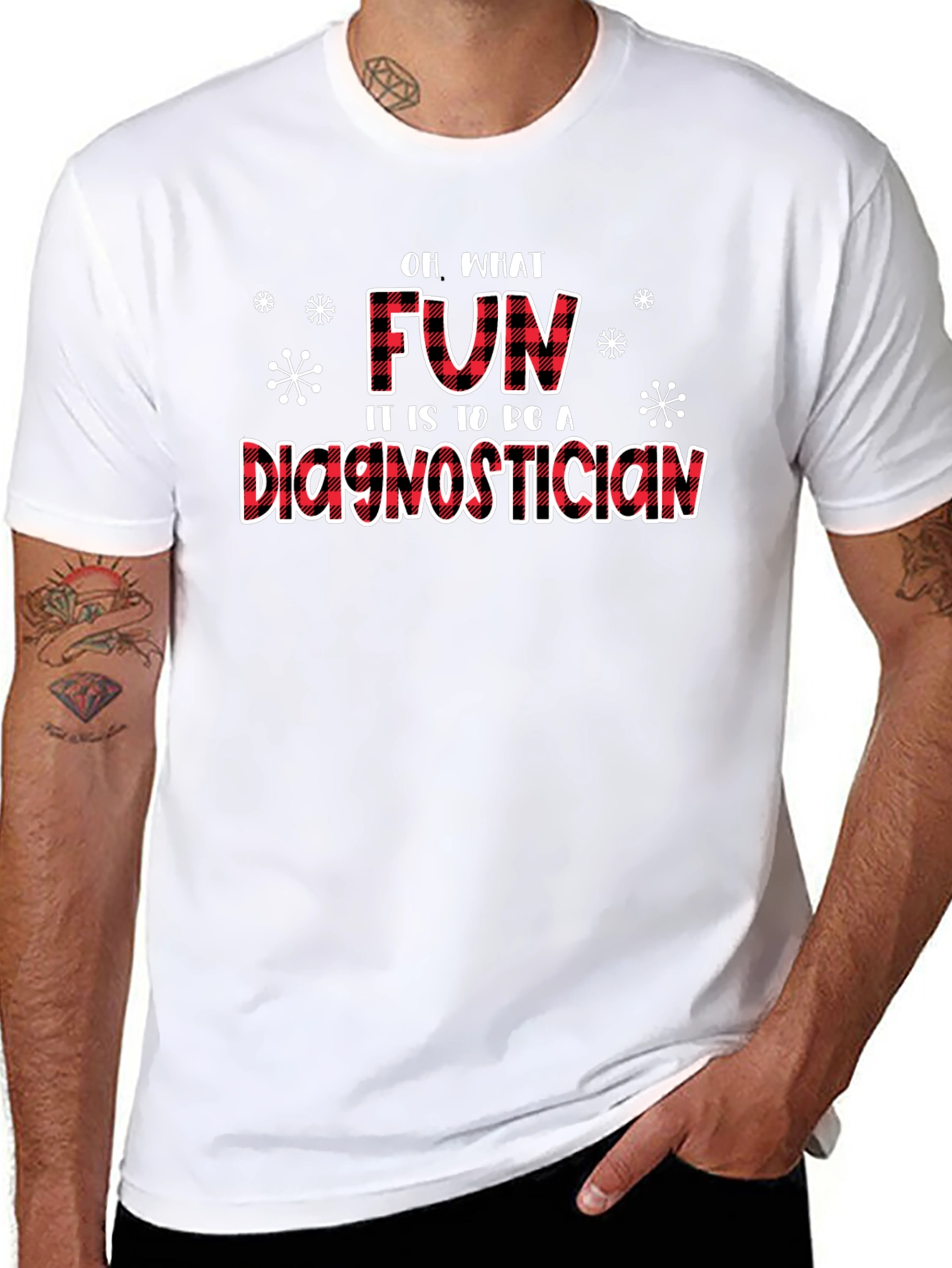 Diagnostician Christmas T-Shirt