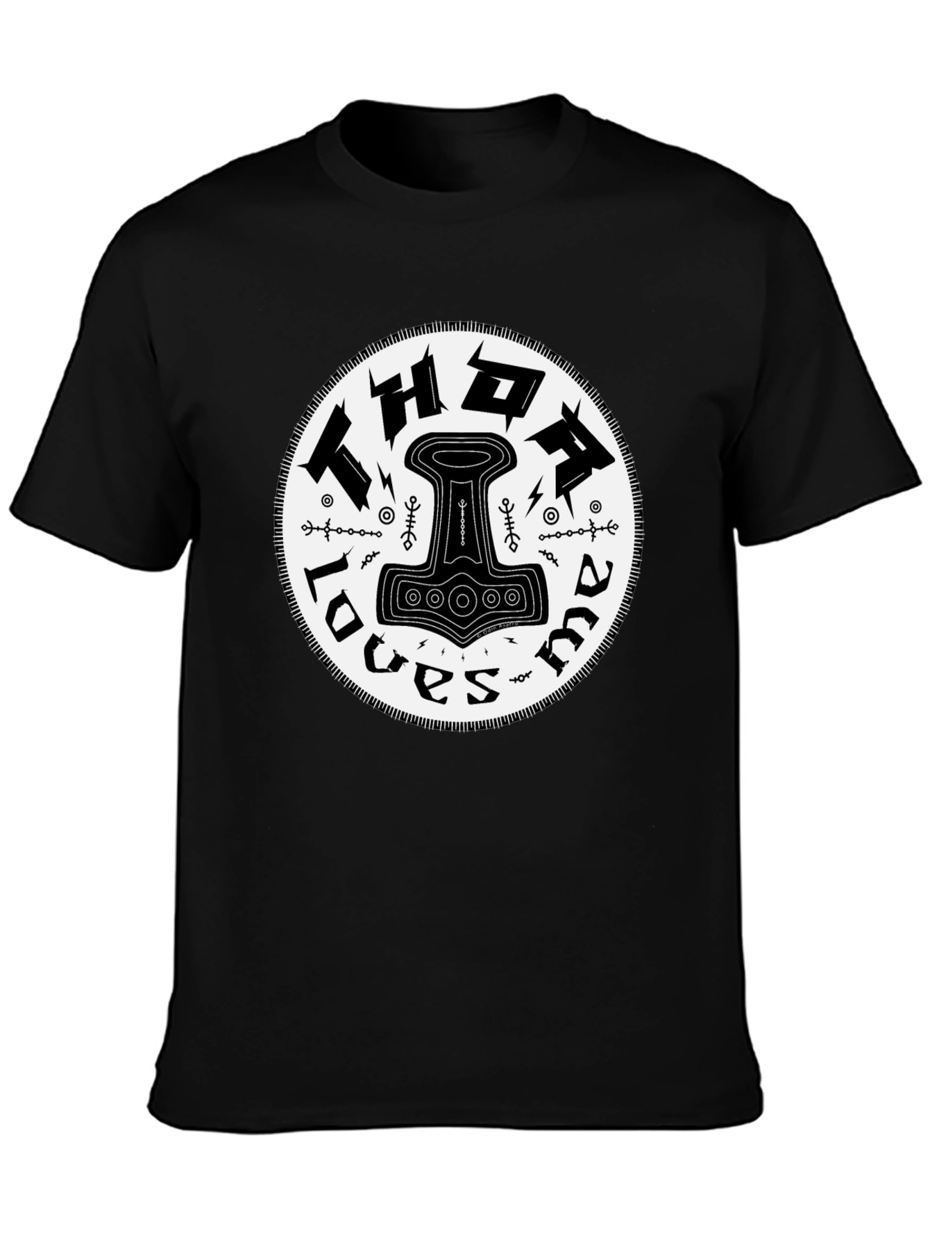 Thor Loves Mama T-Shirt Black