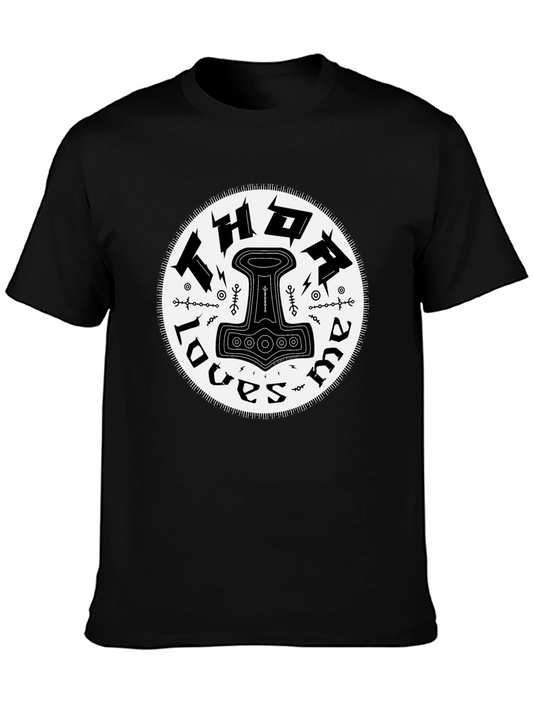 Thor Loves Mama T-Shirt Black