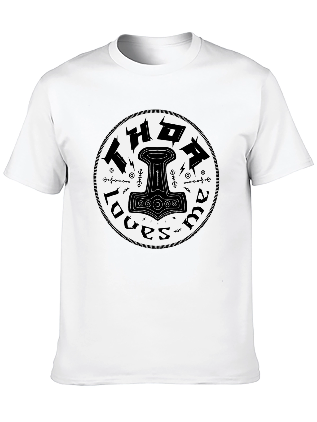 Thor Loves Mama T-Shirt Black