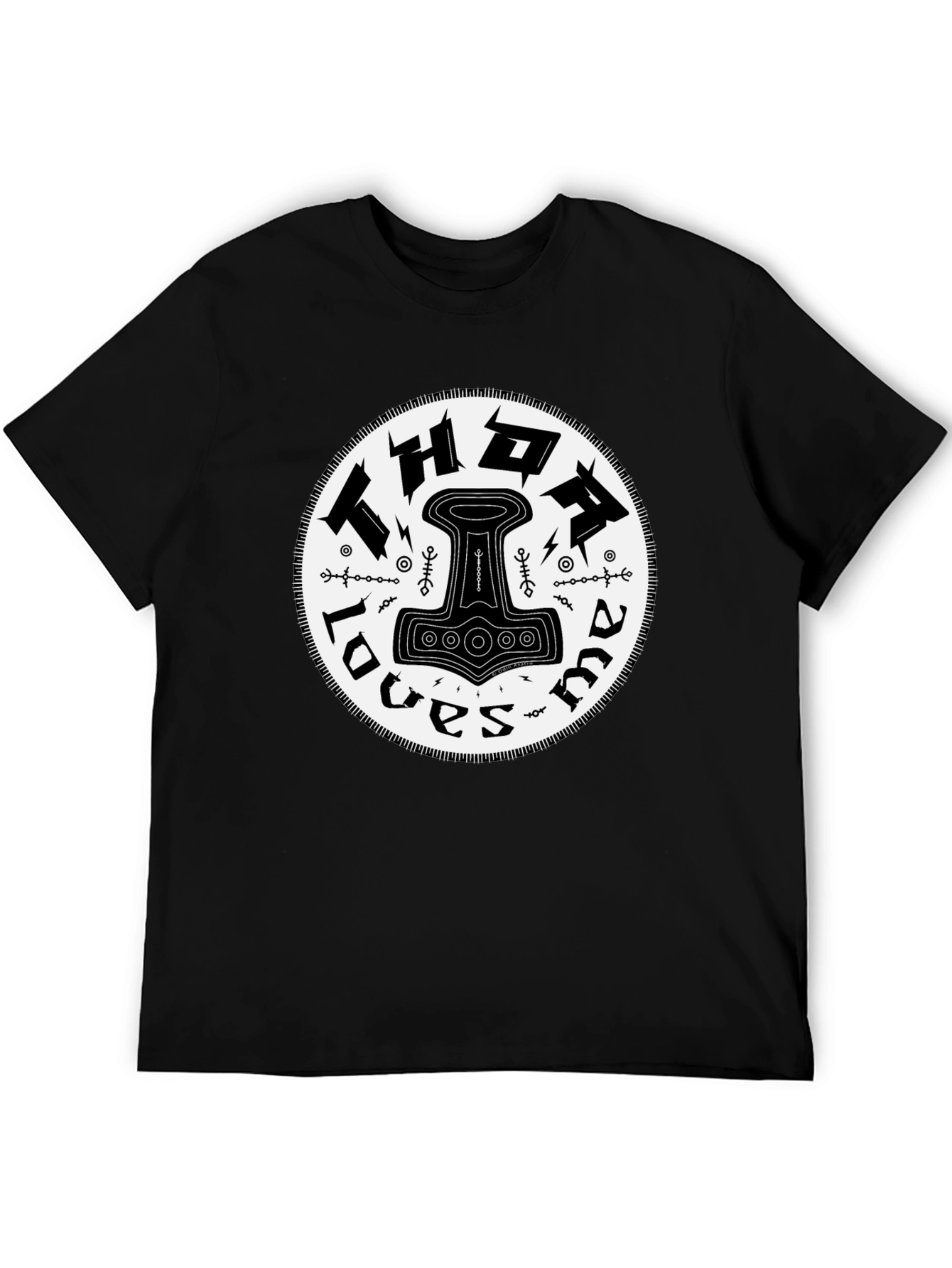Thor Loves Mama T-Shirt Black