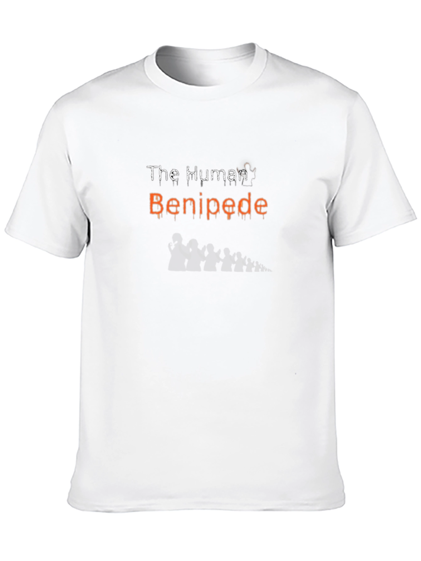 The Human Benipede Black Graphic T-Shirt