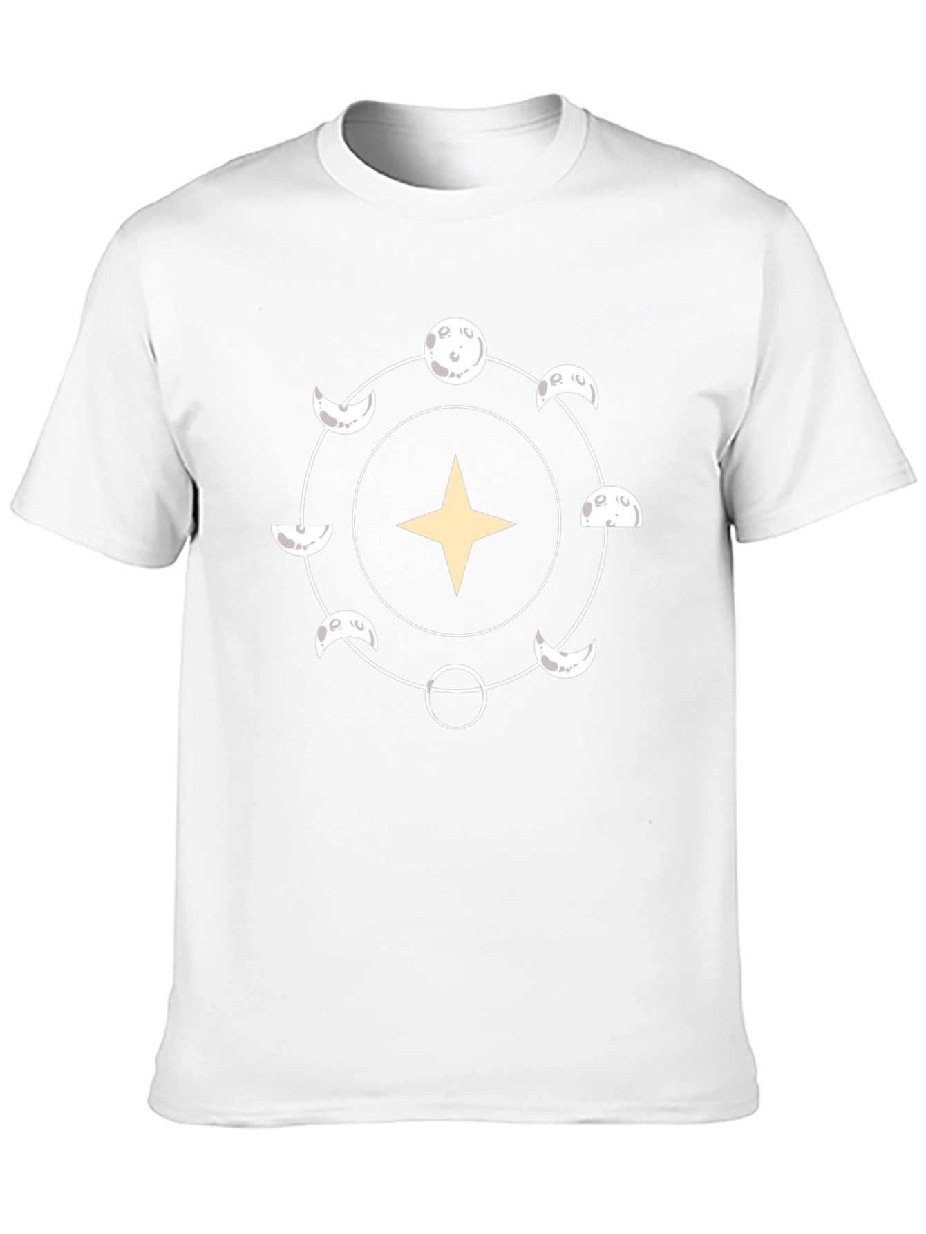 Moon Phase Star Graphic Tee