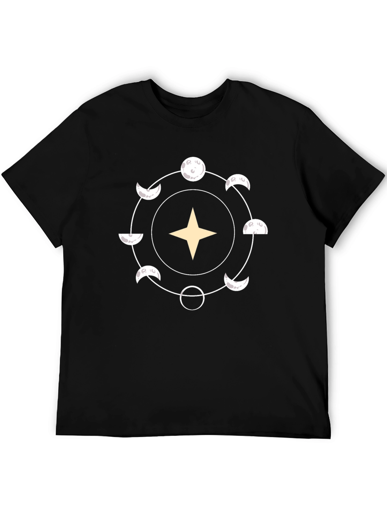 Moon Phase Star Graphic Tee