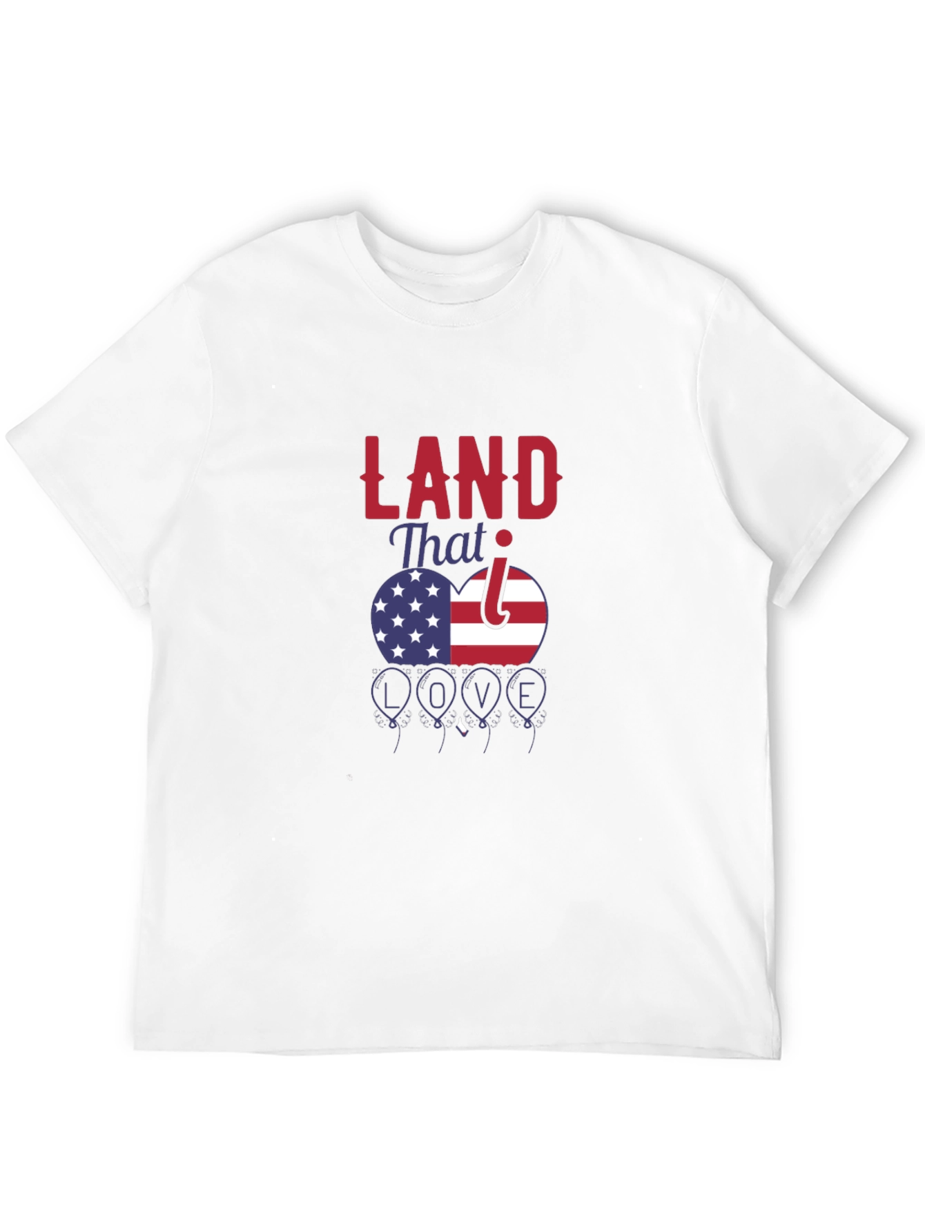 Patriotic Land That I Love Graphic T-Shirt