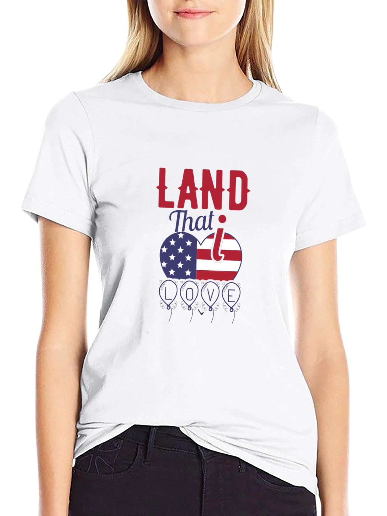 Patriotic Land That I Love Graphic T-Shirt