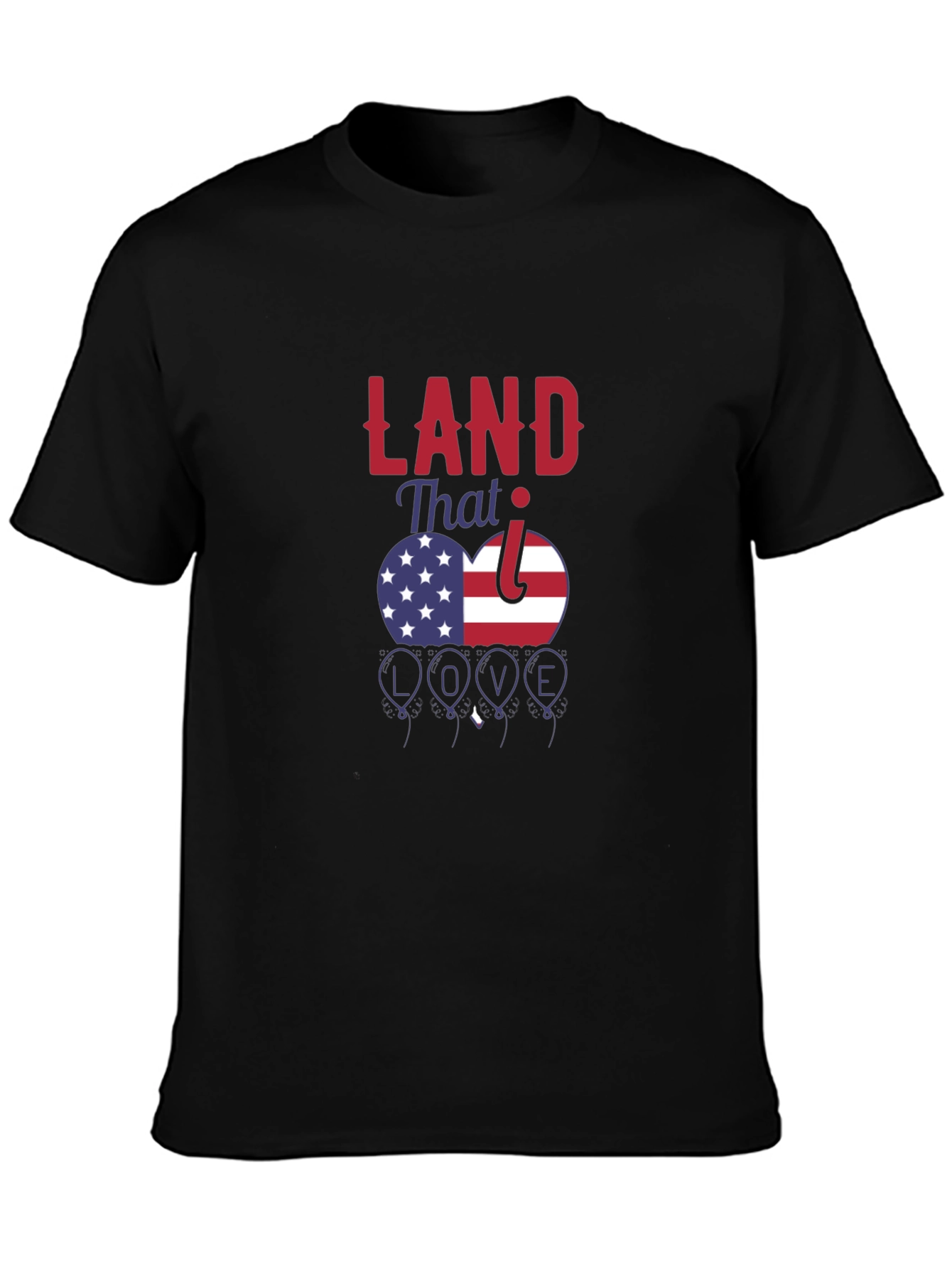 Patriotic Land That I Love Graphic T-Shirt