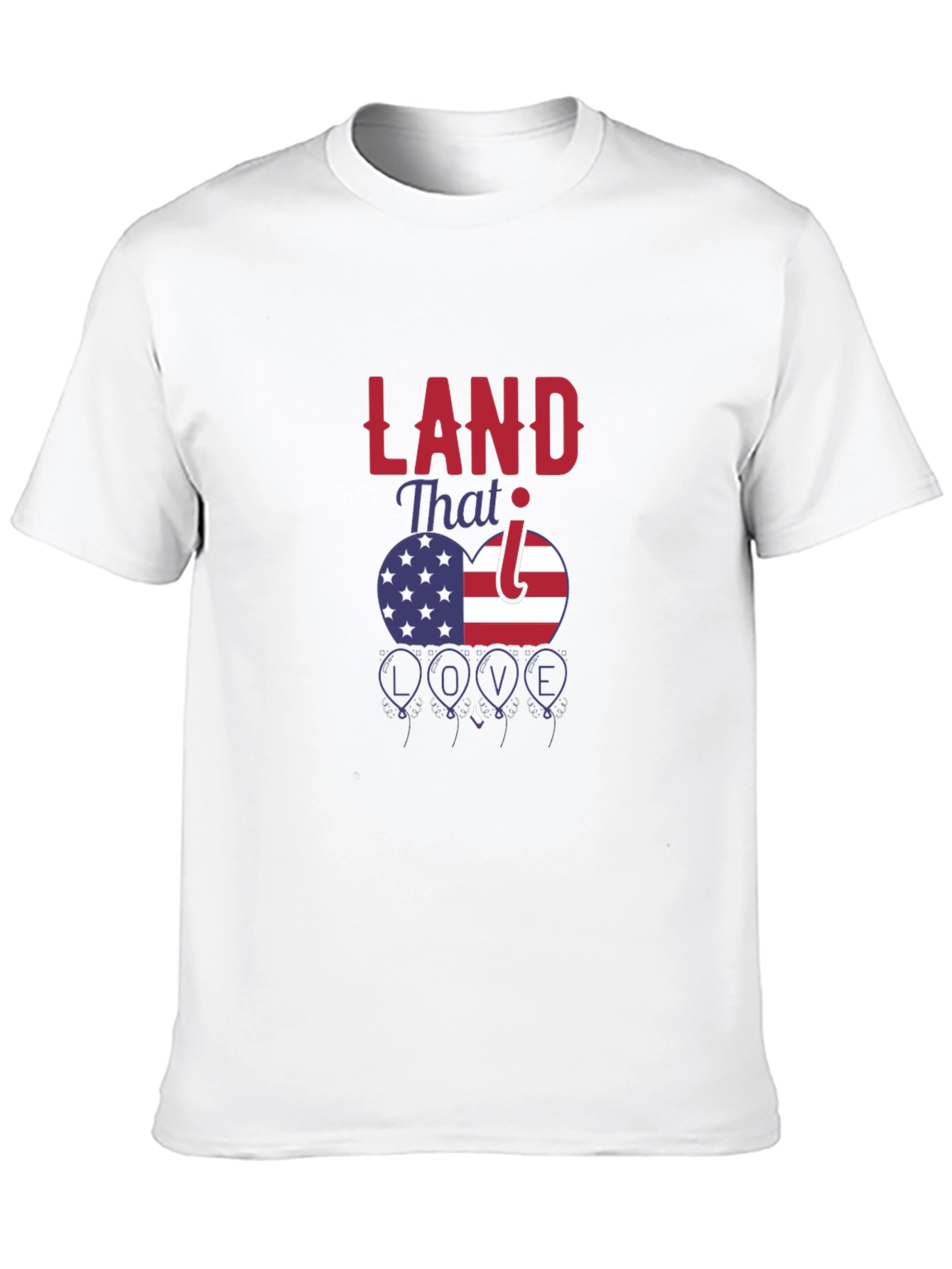 Patriotic Land That I Love Graphic T-Shirt