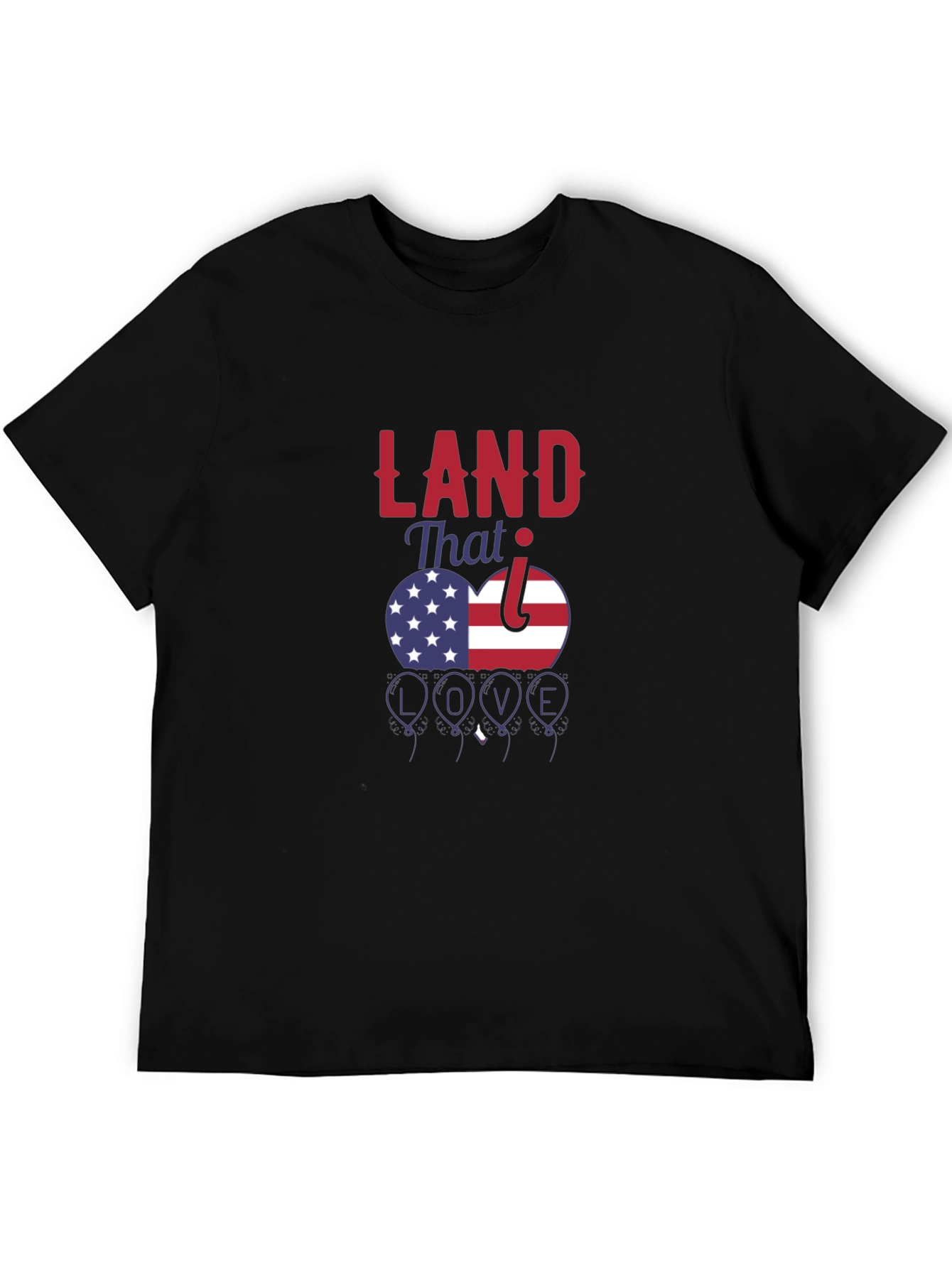 Patriotic Land That I Love Graphic T-Shirt