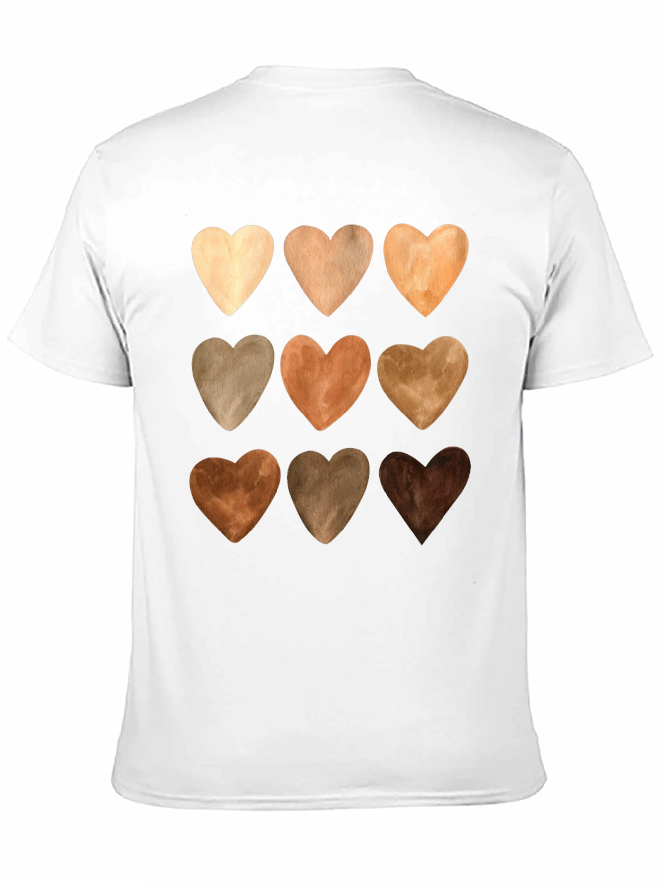 Diversity Love Tee - Nine Heart Tones Unity T-Shirt