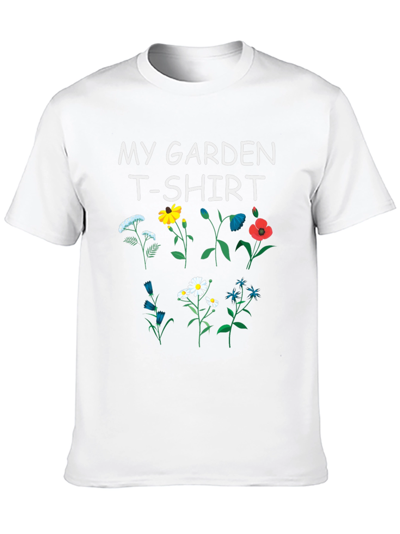 My Garden T-Shirt: Floral Design
