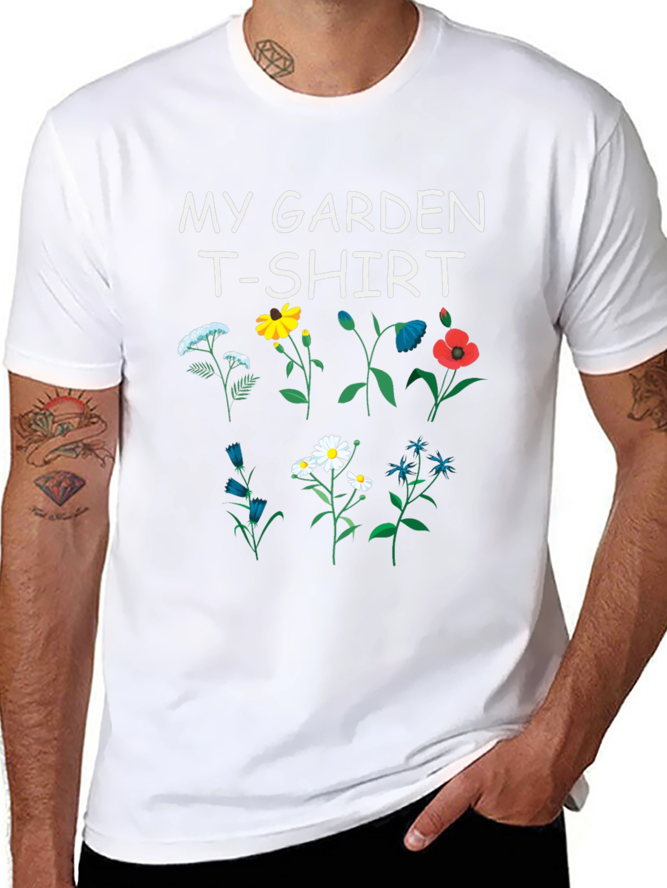 My Garden T-Shirt: Floral Design