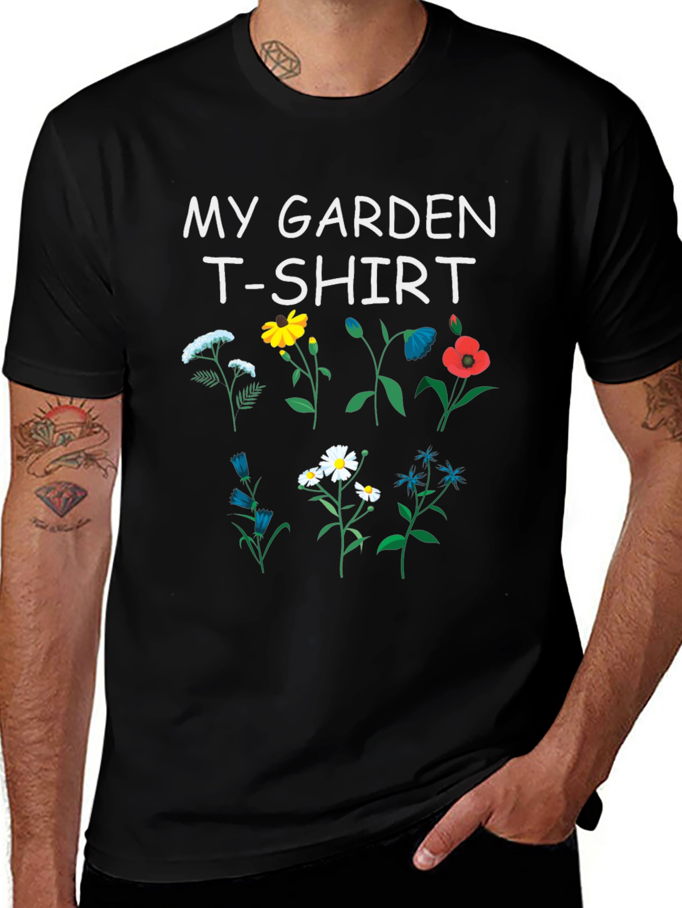 My Garden T-Shirt: Floral Design