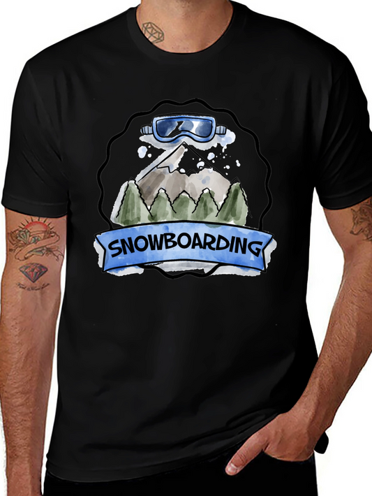 Snowboarding Graphic T-Shirt