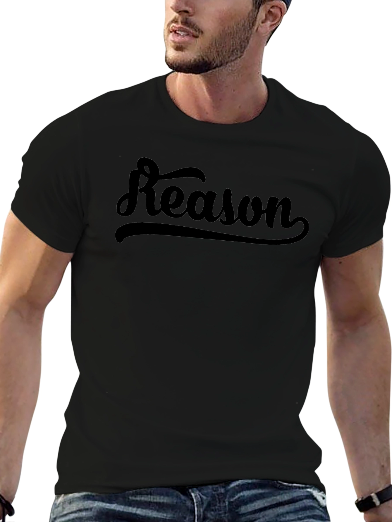 Reason Graphic Tee - Soft Cotton Casual Shirt